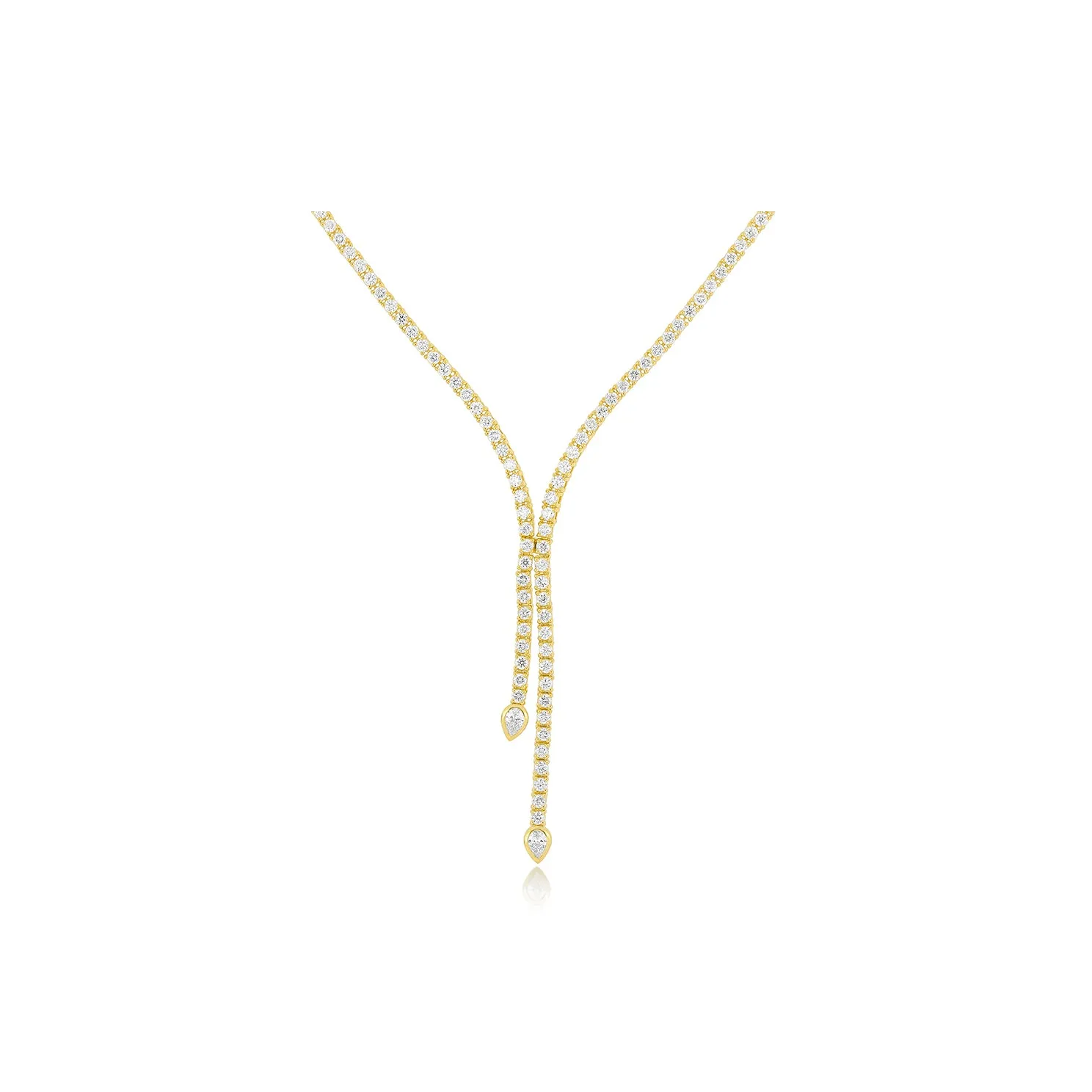 Diamond Lily Necklace sold by EF Collection product image thumbnail 5