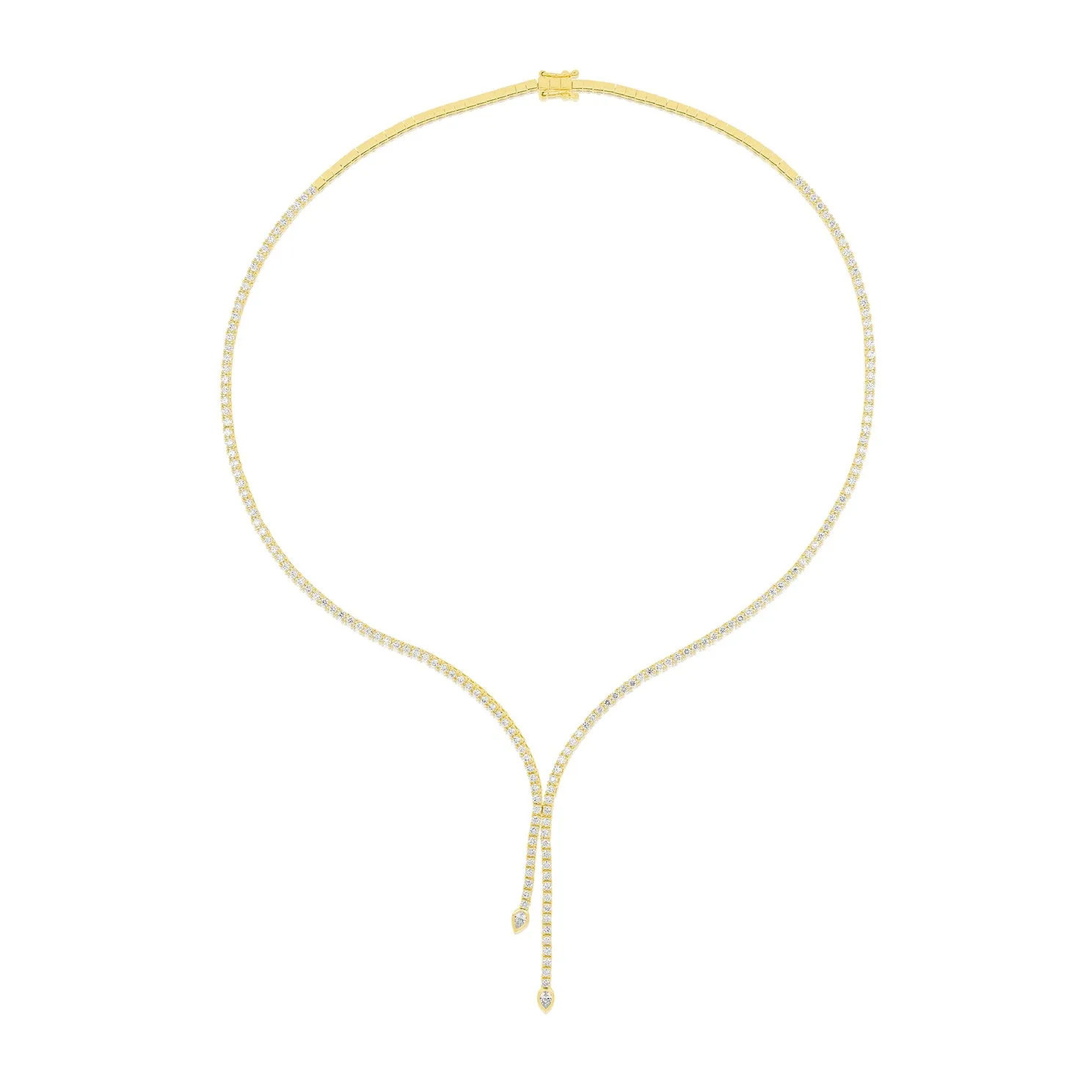 Diamond Lily Necklace sold by EF Collection