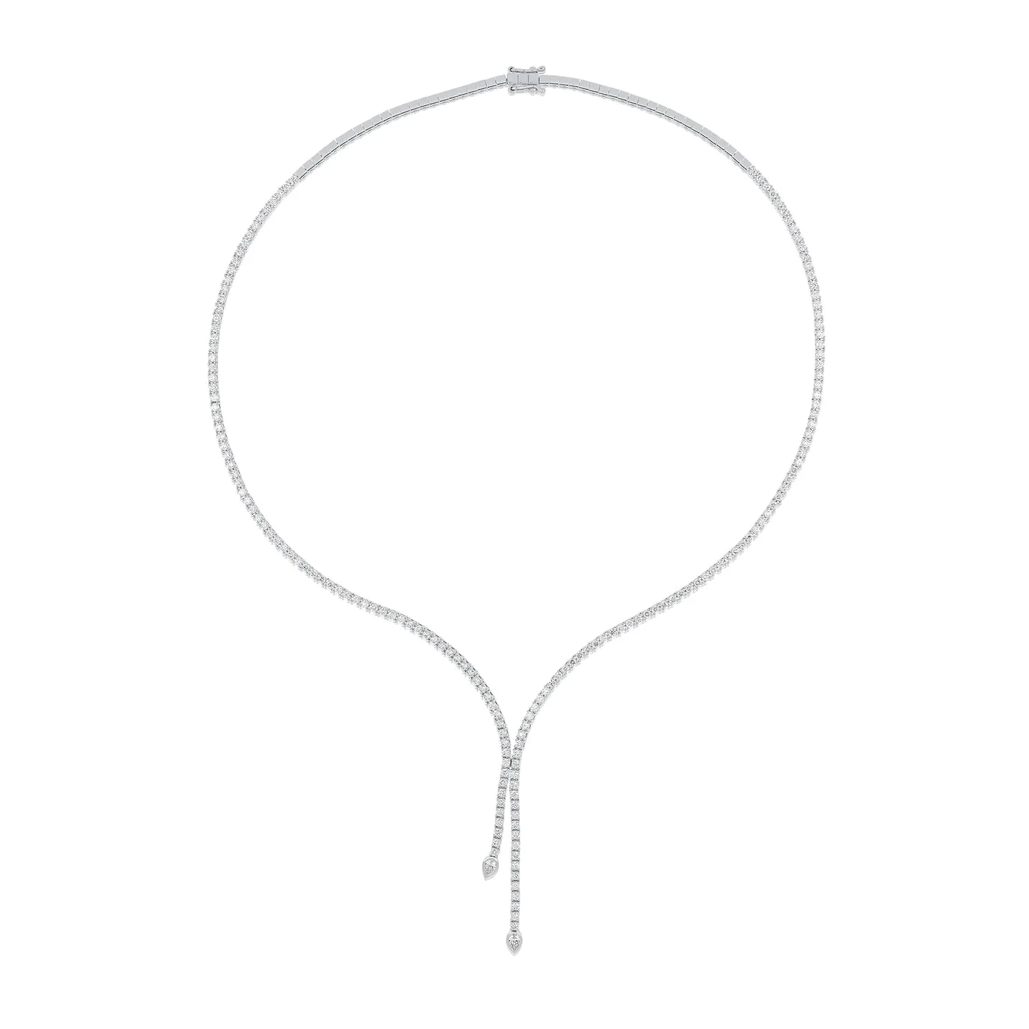 Diamond Lily Necklace sold by EF Collection product image thumbnail 4