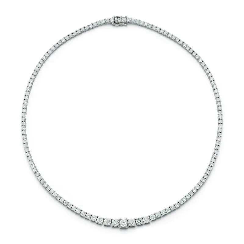 Diamond Riviera Tennis Necklace sold by EF Collection
