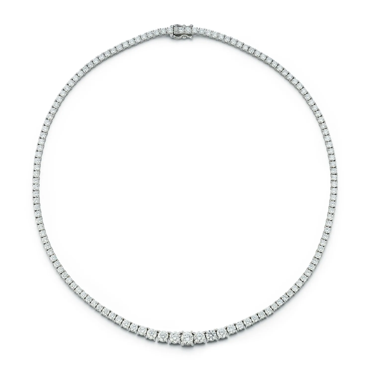 Diamond Riviera Tennis Necklace sold by EF Collection