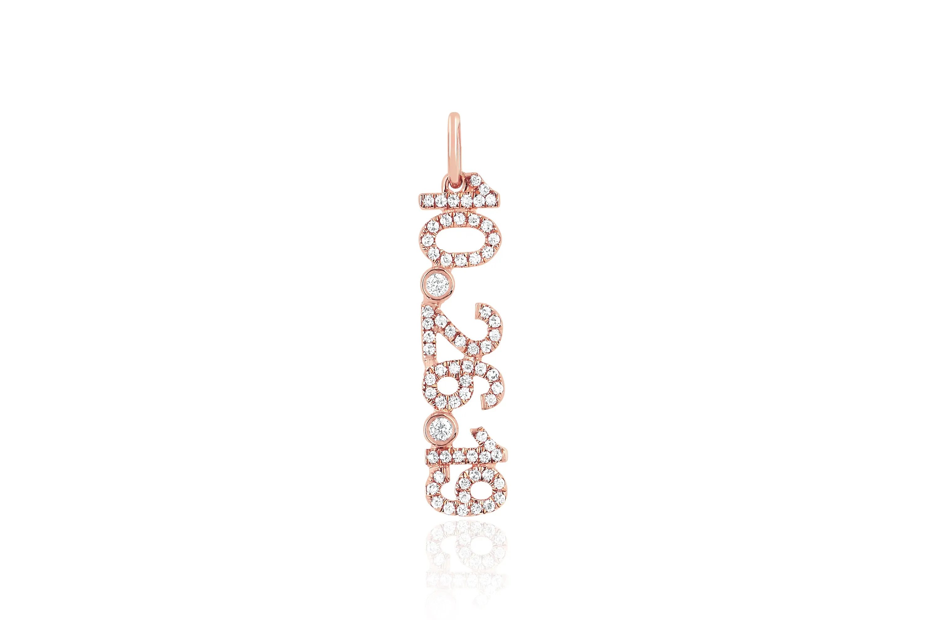 Diamond Date Necklace Charm sold by EF Collection product image thumbnail 3