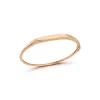 Gold Bangle with Diamond Detail sold by EF Collection