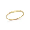 Gold Bangle with Diamond Detail sold by EF Collection