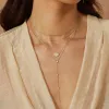 Gold & Diamond Evil Eye Protection Necklace sold by EF Collection
