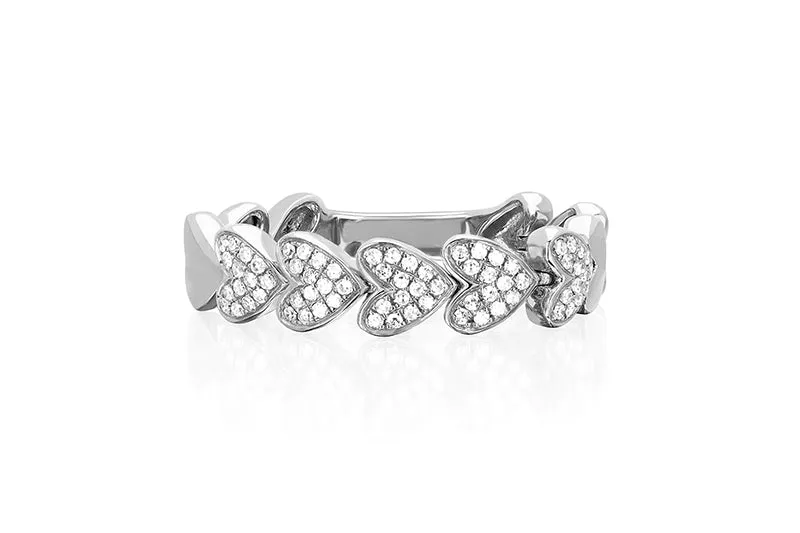 Diamond Love Link Ring sold by EF Collection product image thumbnail 4