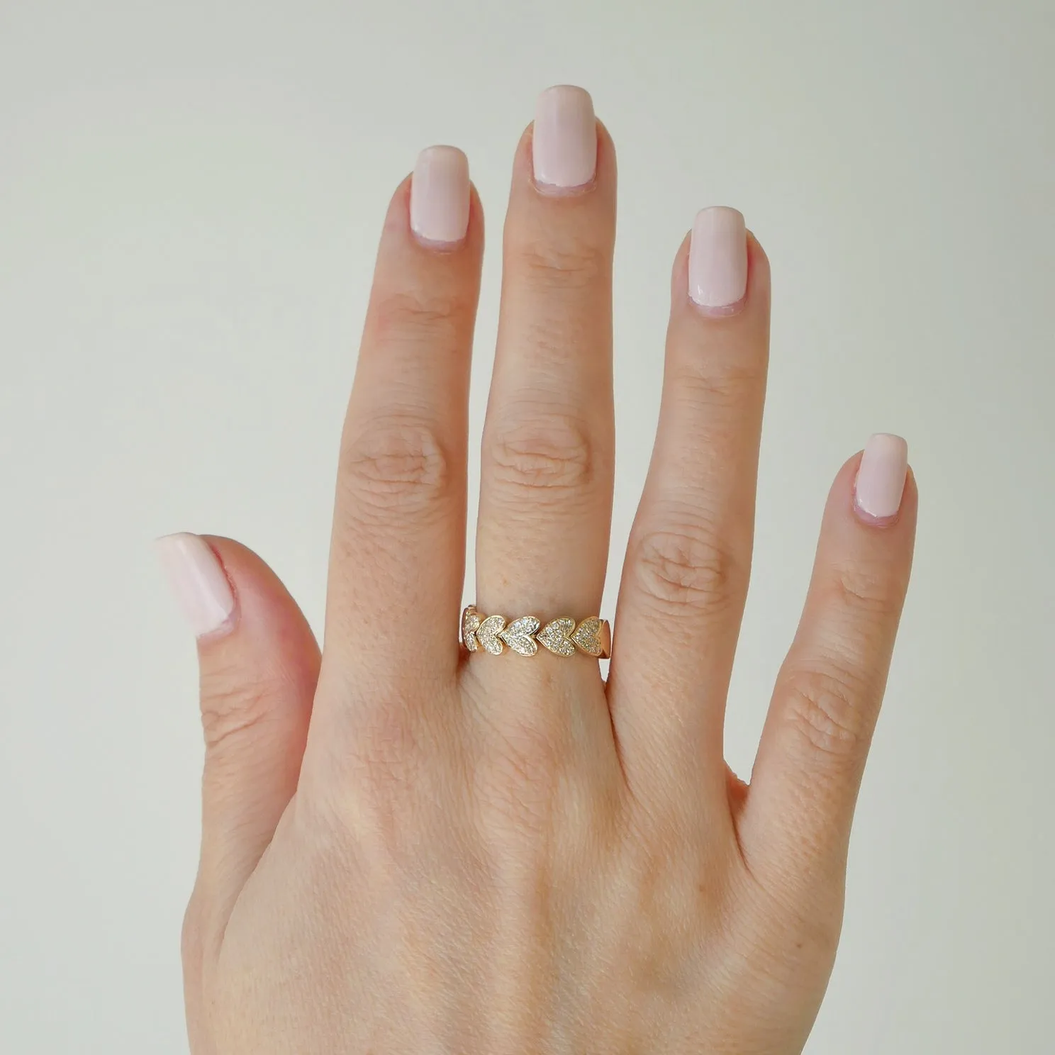 Diamond Love Link Ring sold by EF Collection product image thumbnail 2