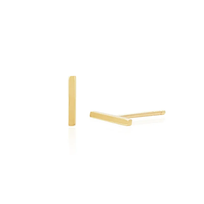 Gold Bar Stud Earring sold by EF Collection