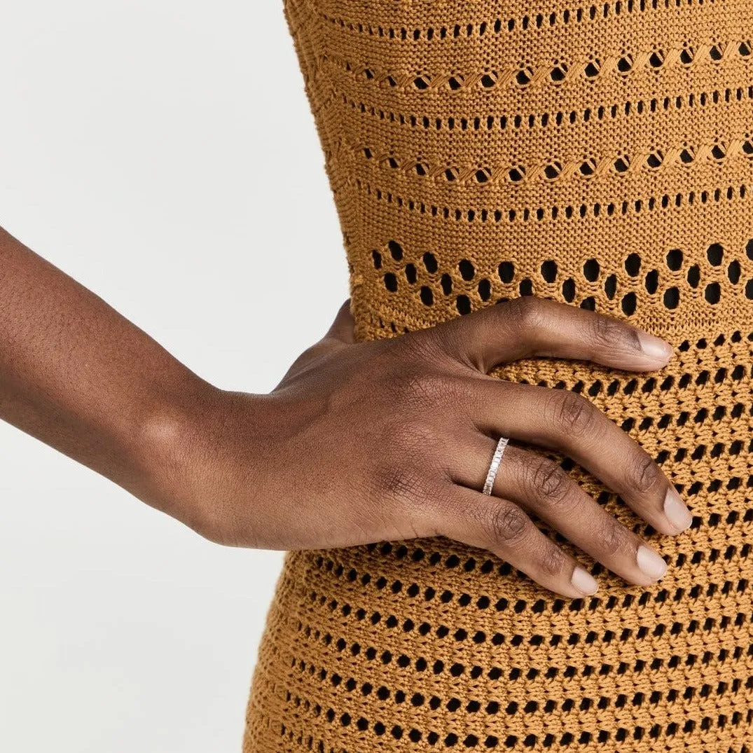 Prong Set Diamond Baguette Ring sold by EF Collection product image thumbnail 5