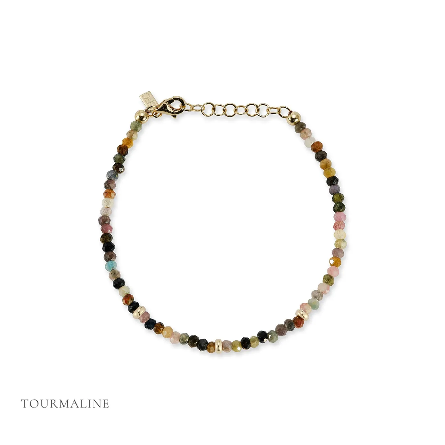 Birthstone Bead Bracelet In Tourmaline sold by EF Collection product image thumbnail 3