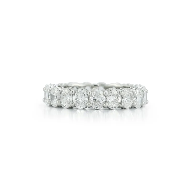Oval Diamond Eternity Band sold by EF Collection
