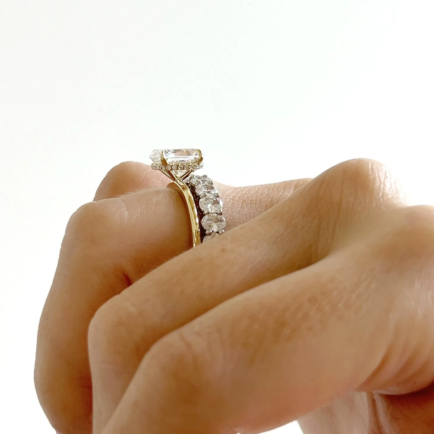 Oval Diamond Eternity Band sold by EF Collection product image thumbnail 5