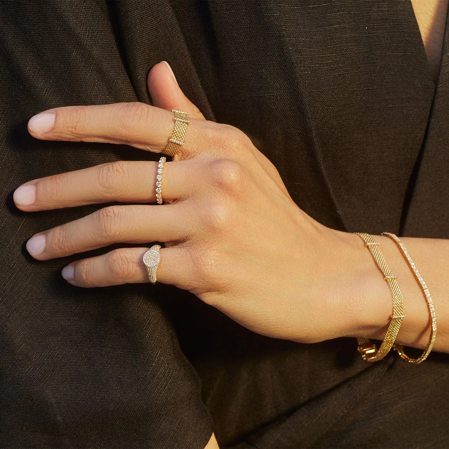 Prong Set Diamond Ring sold by EF Collection product image thumbnail 2