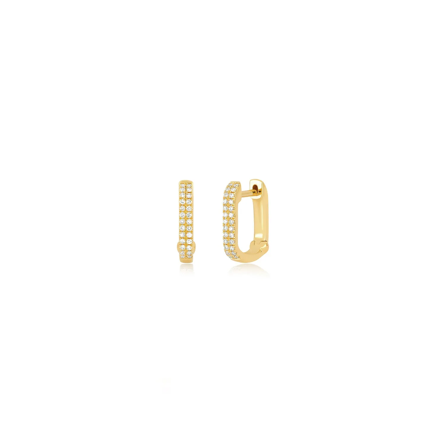 Diamond Lola Huggie Earring sold by EF Collection