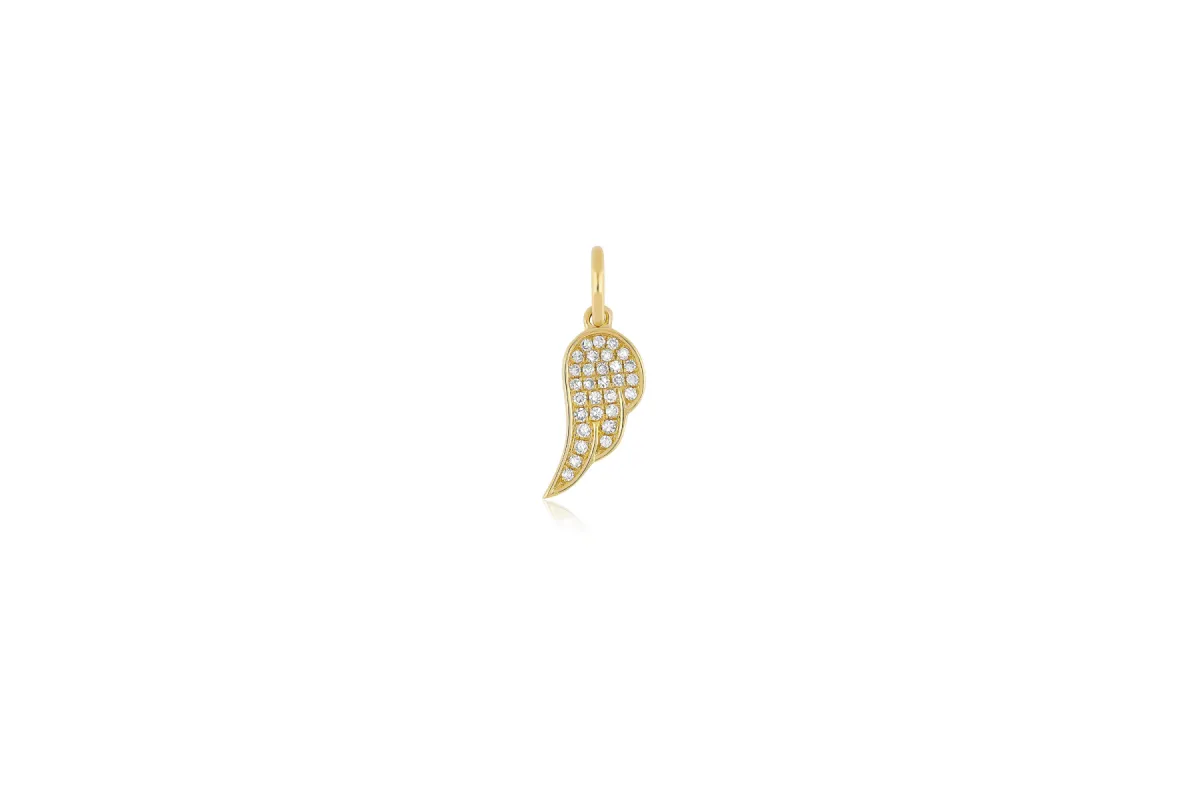 Diamond Angel Wing Charm sold by EF Collection