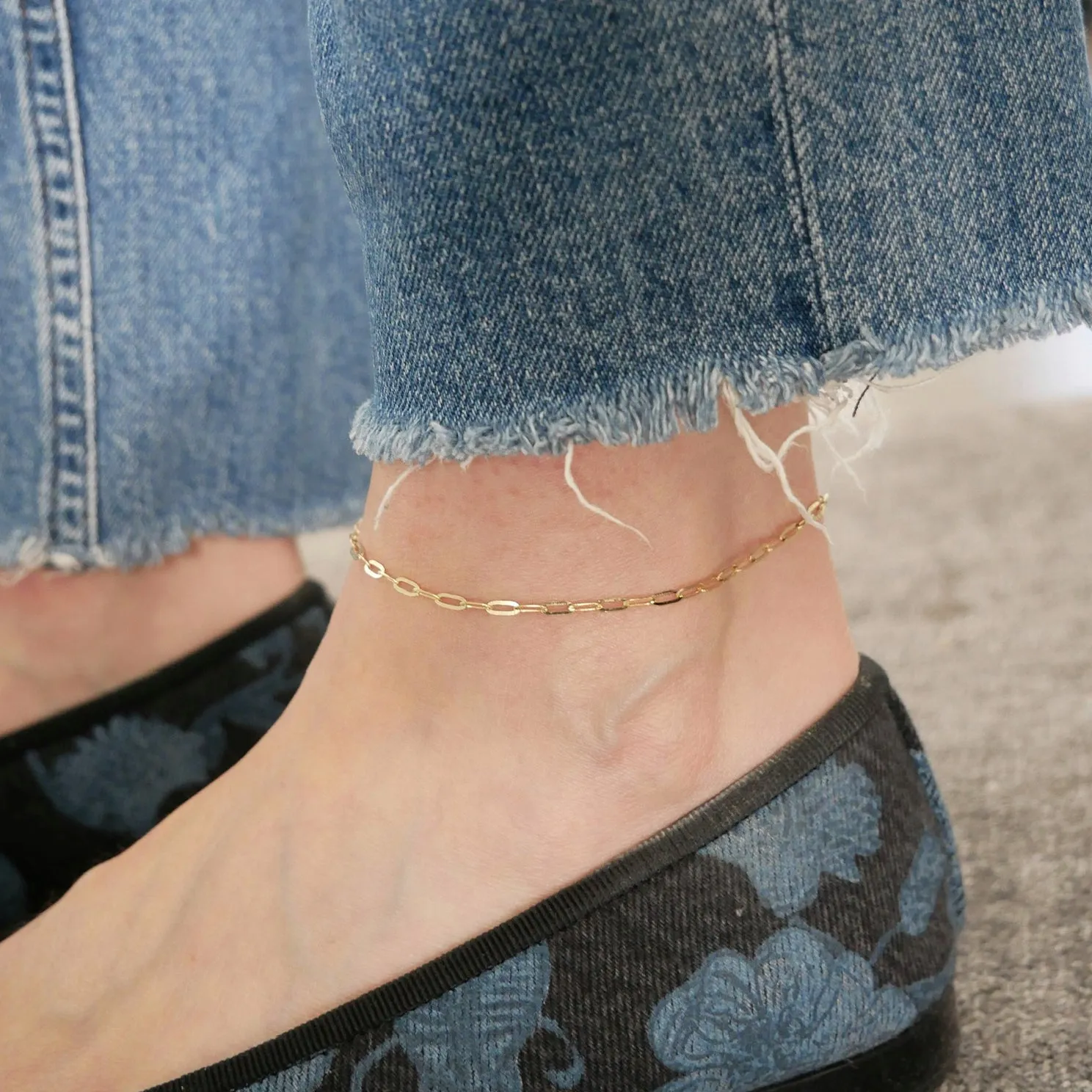 Mini Link Anklet sold by EF Collection product image thumbnail 5