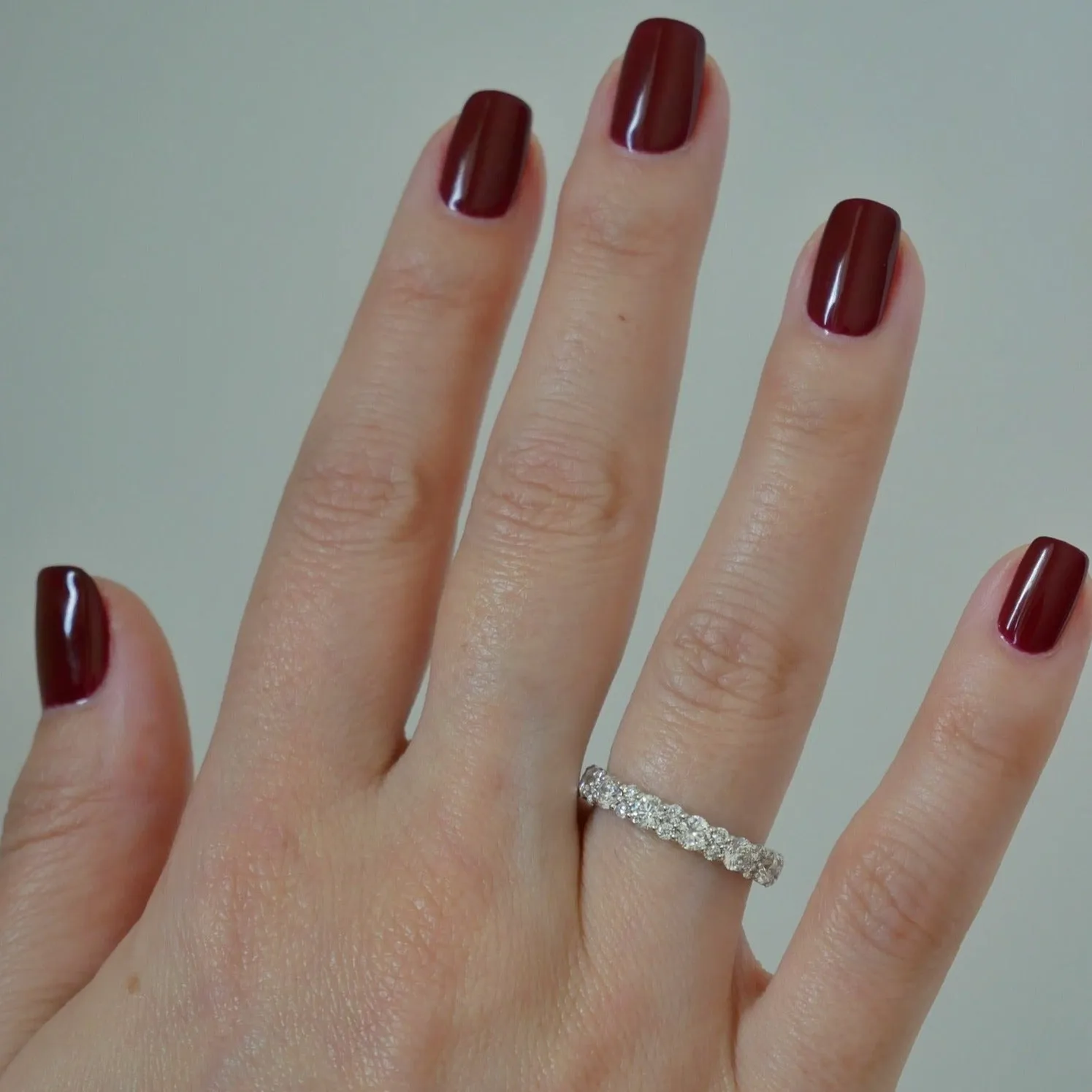 Round & Illusion Diamond Eternity Band sold by EF Collection product image thumbnail 2