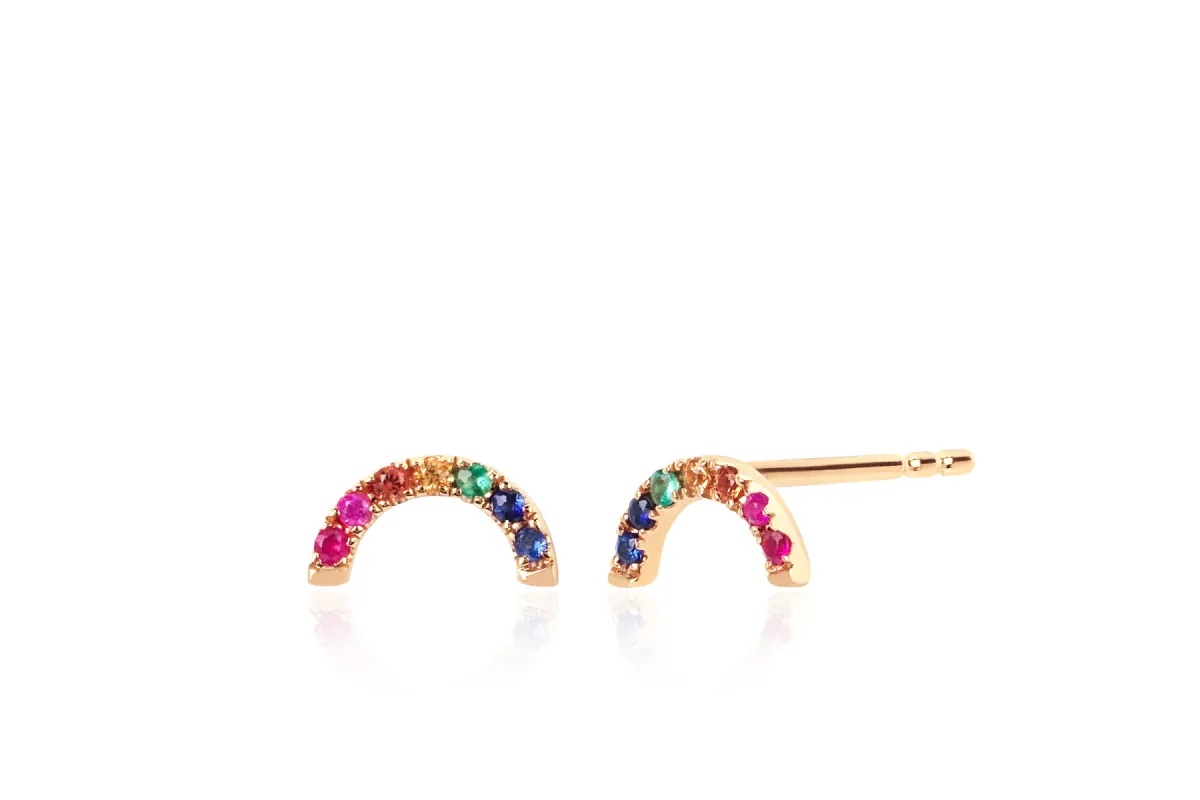 Rainbow Stud Earring sold by EF Collection