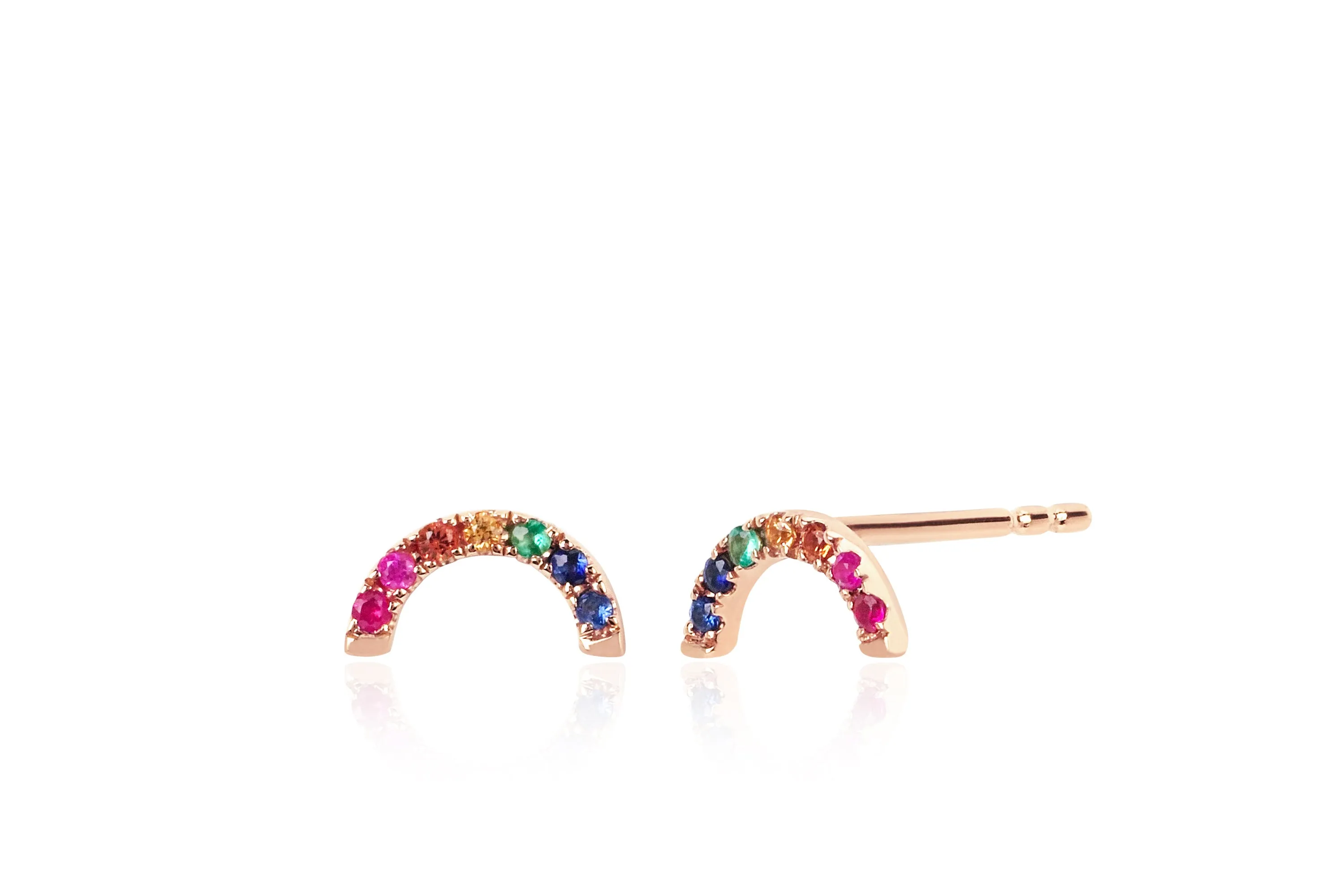 Rainbow Stud Earring sold by EF Collection product image thumbnail 3