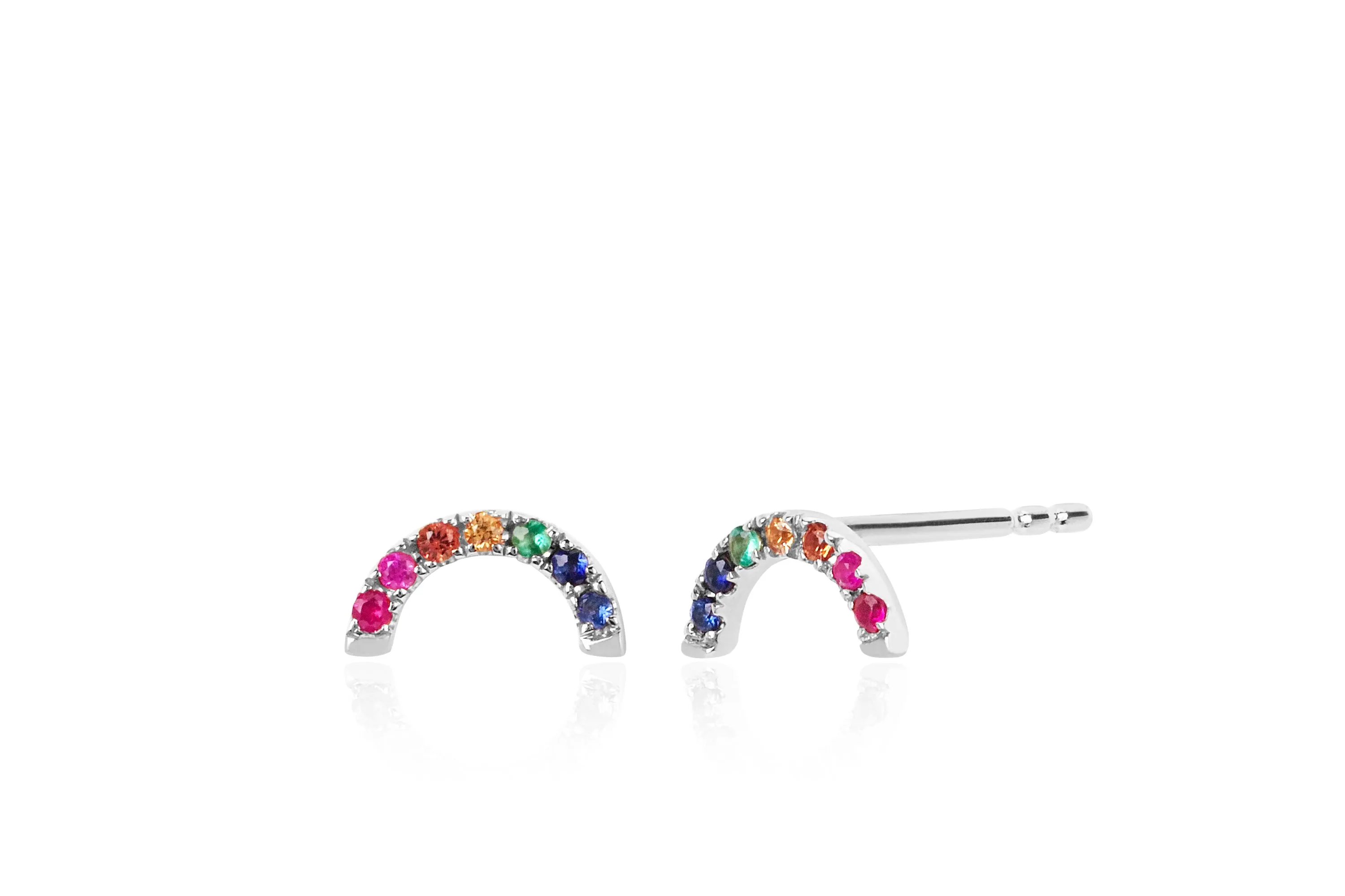 Rainbow Stud Earring sold by EF Collection product image thumbnail 4