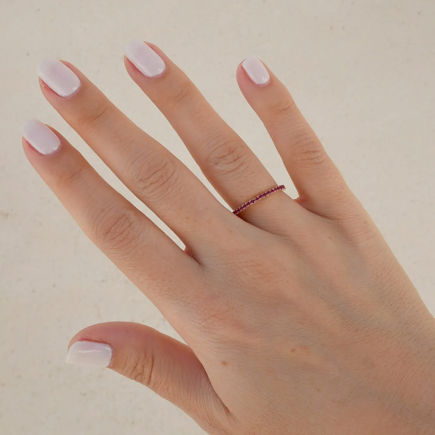 Ruby Eternity Ring sold by EF Collection product image thumbnail 2