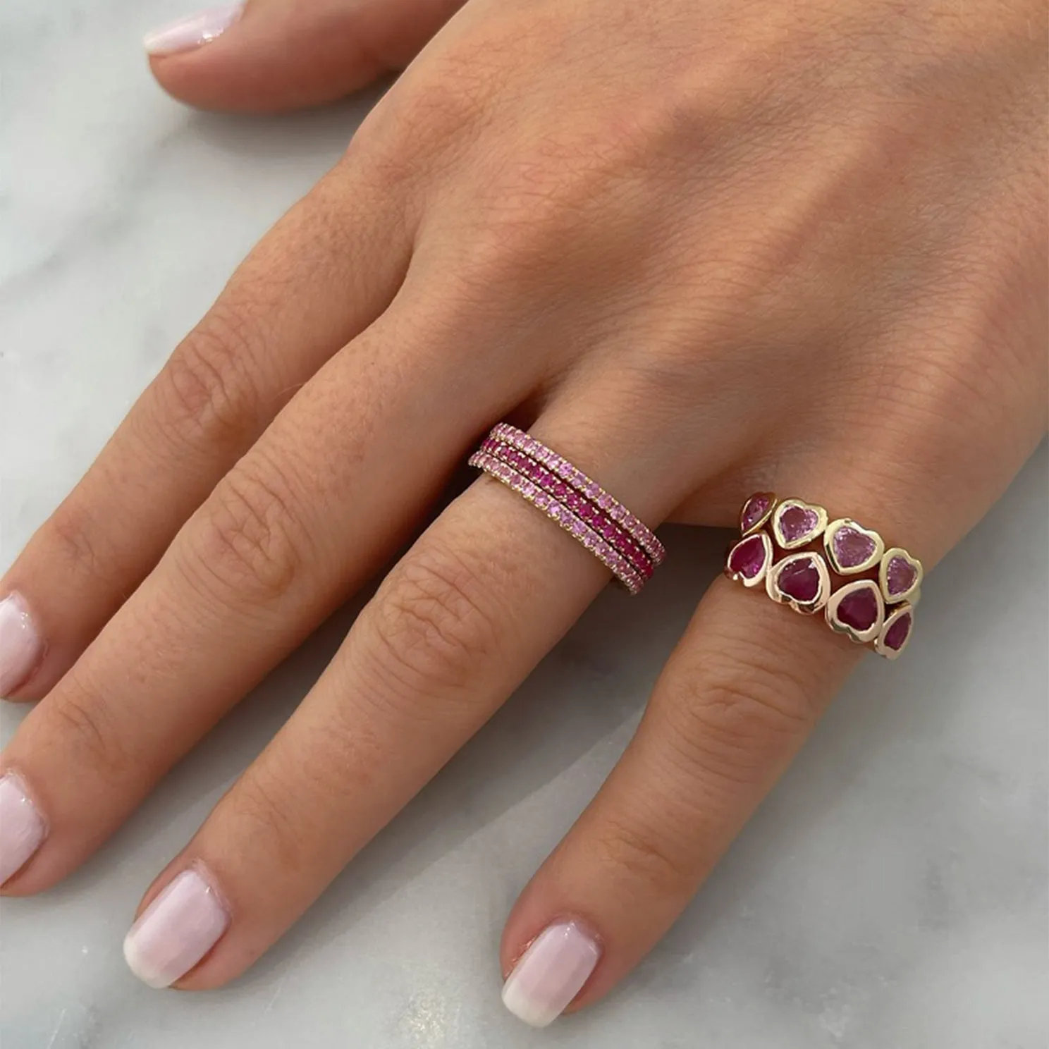 Ruby Eternity Ring sold by EF Collection product image thumbnail 4