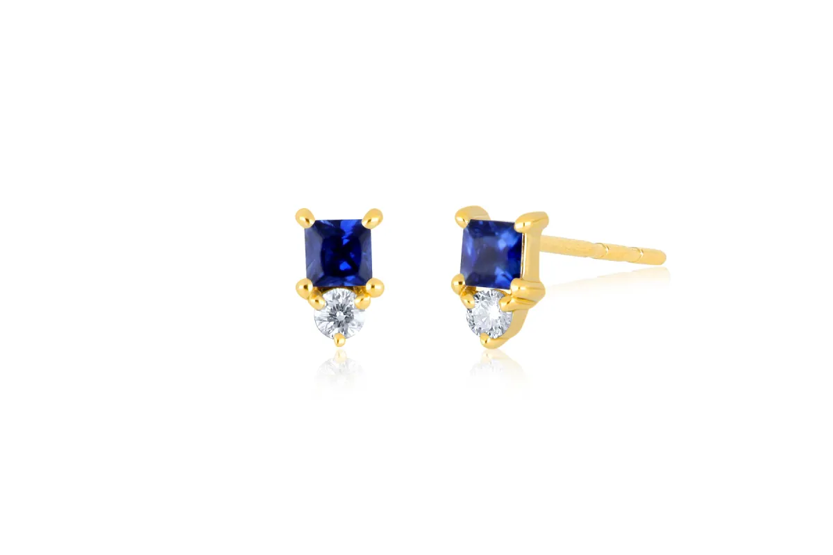 Mini Birthstone Stud Earring sold by EF Collection