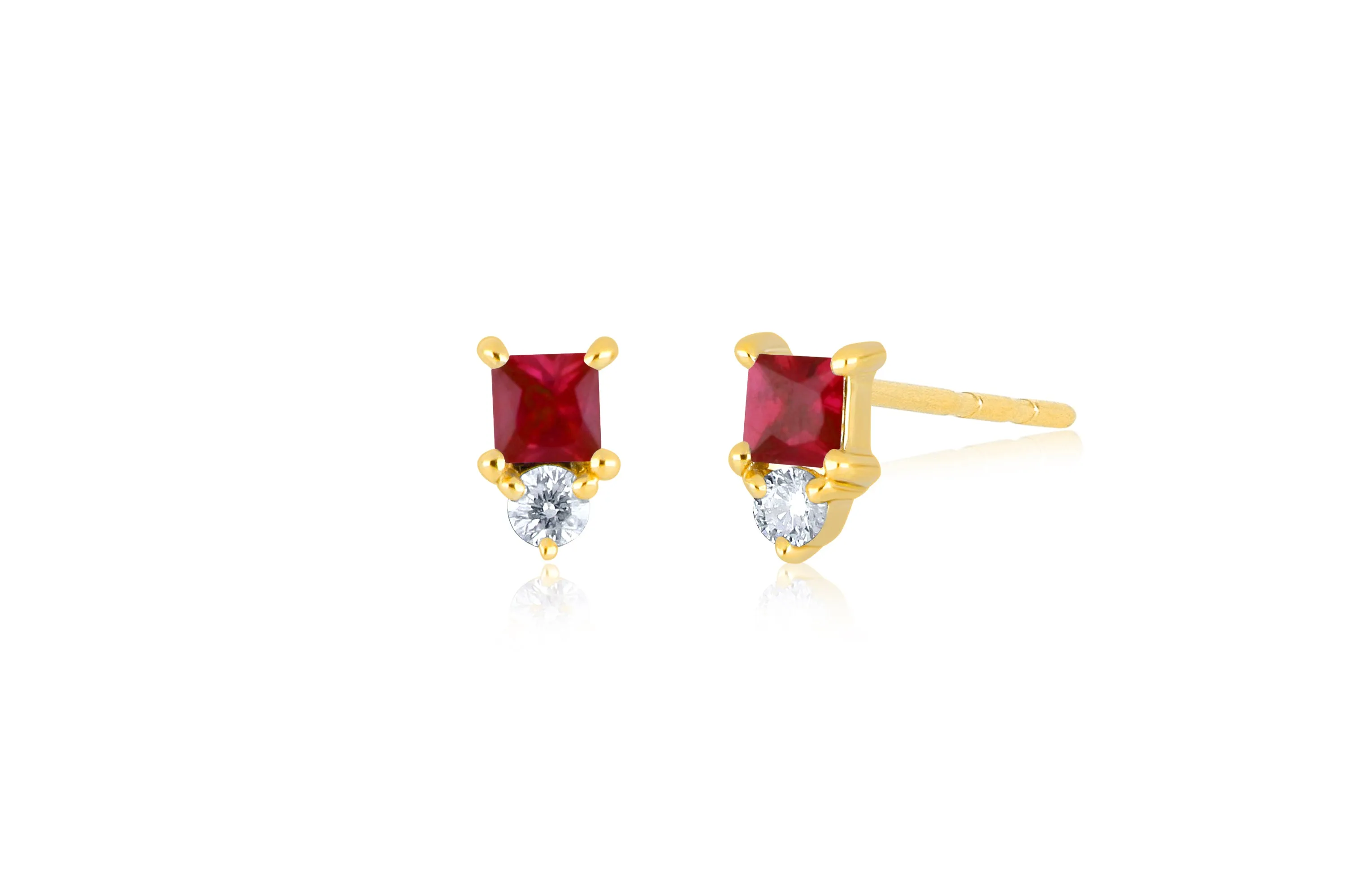 Mini Birthstone Stud Earring sold by EF Collection product image thumbnail 4