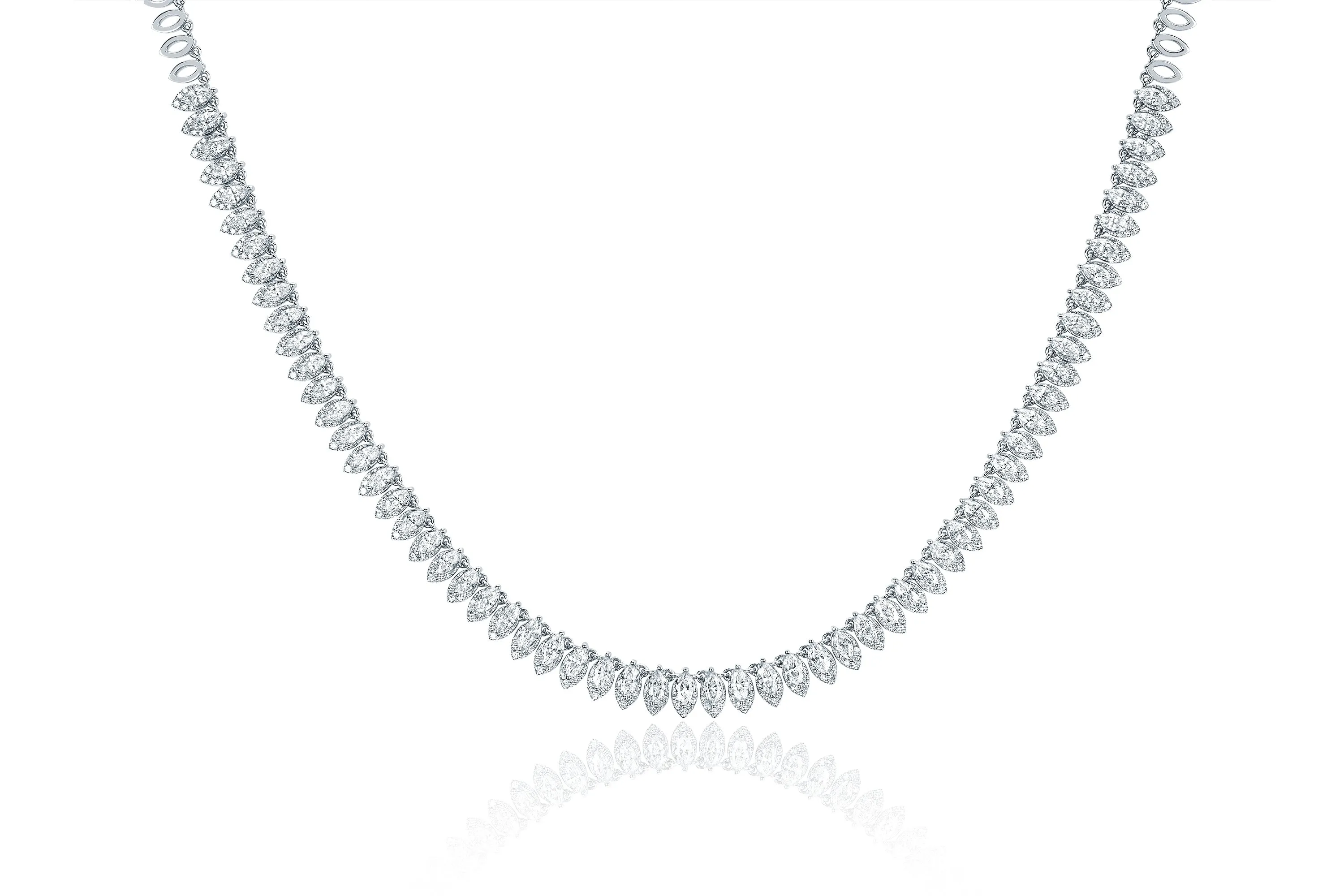 Diamond Pretty Lady Eternity Necklace sold by EF Collection