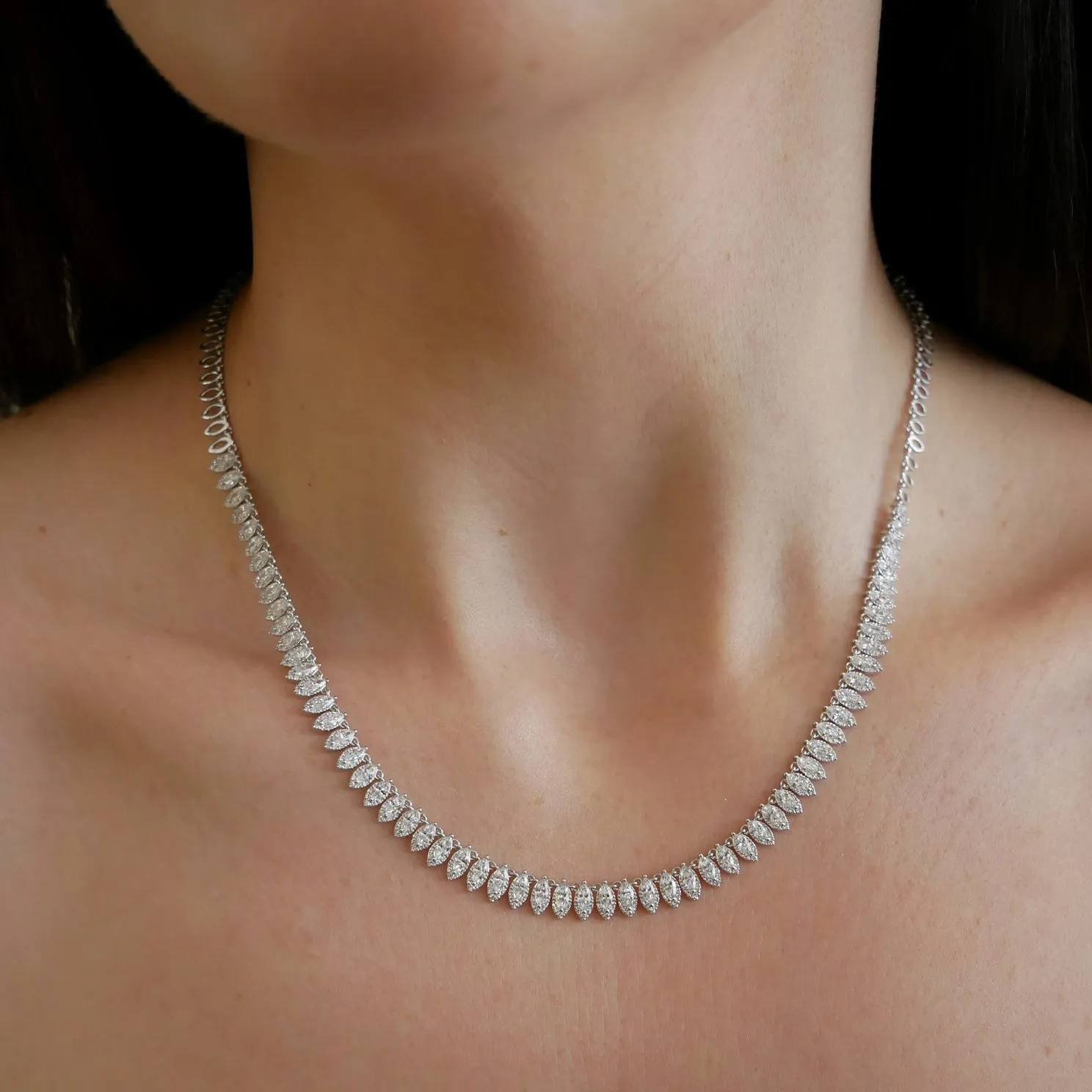 Diamond Pretty Lady Eternity Necklace sold by EF Collection product image thumbnail 2