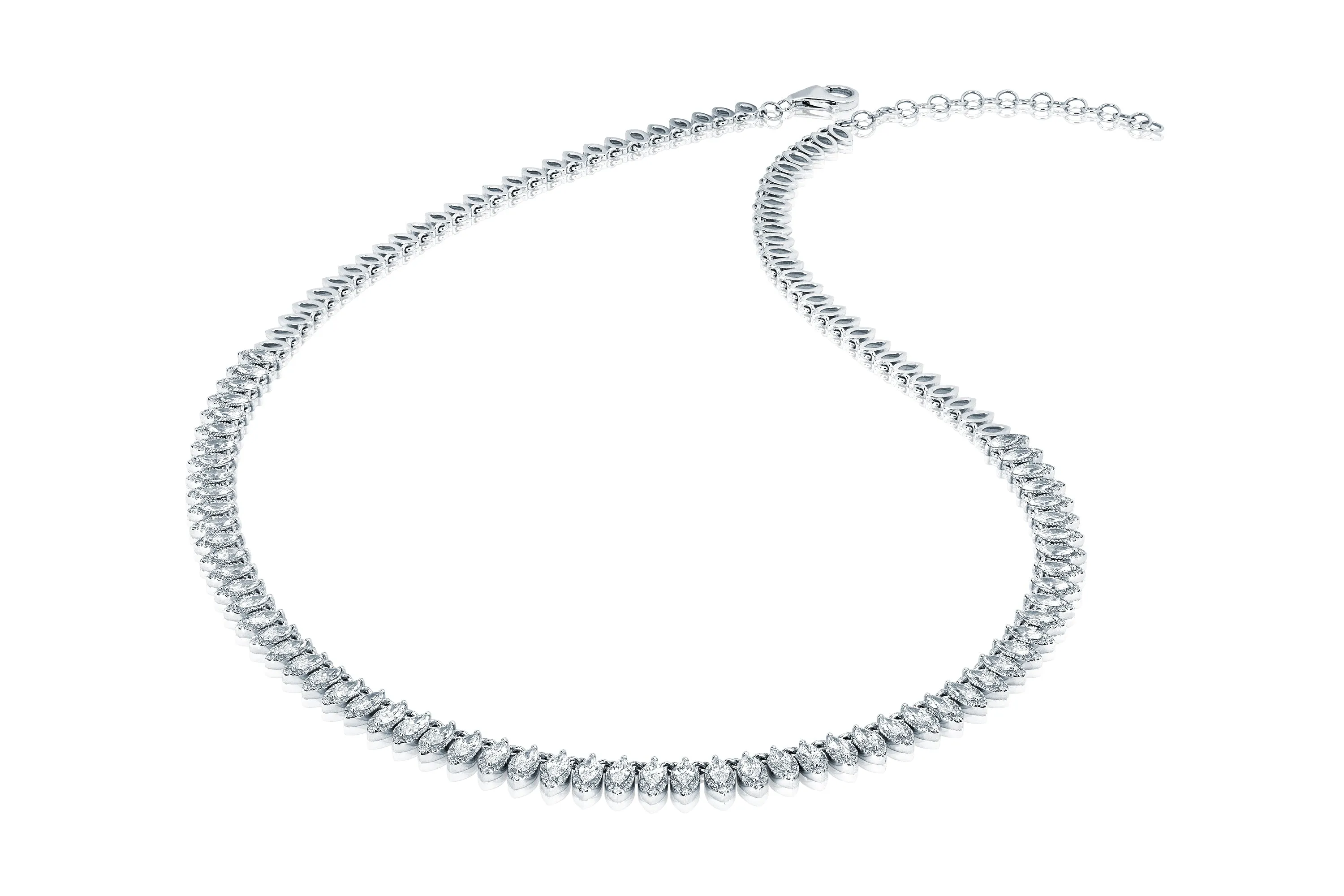 Diamond Pretty Lady Eternity Necklace sold by EF Collection product image thumbnail 3