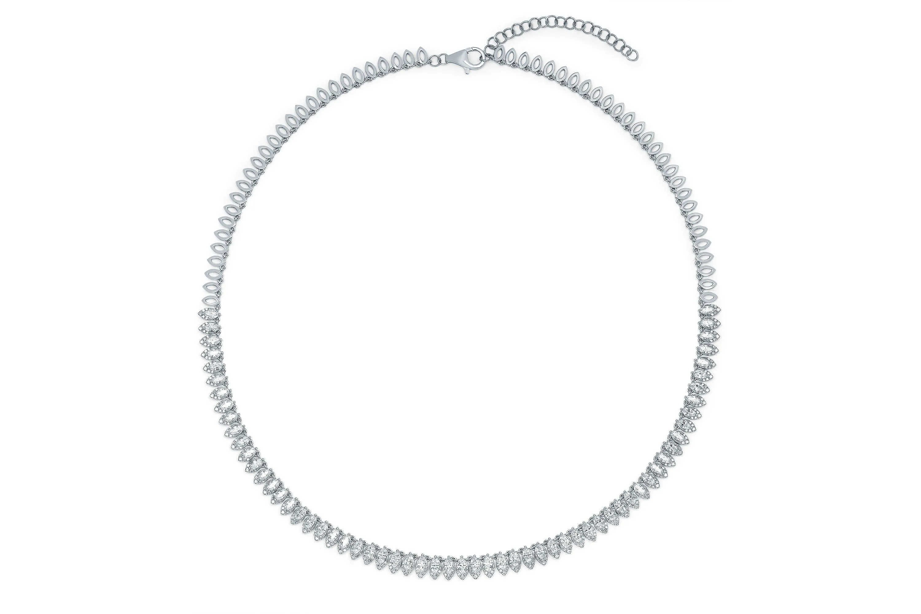 Diamond Pretty Lady Eternity Necklace sold by EF Collection product image thumbnail 4