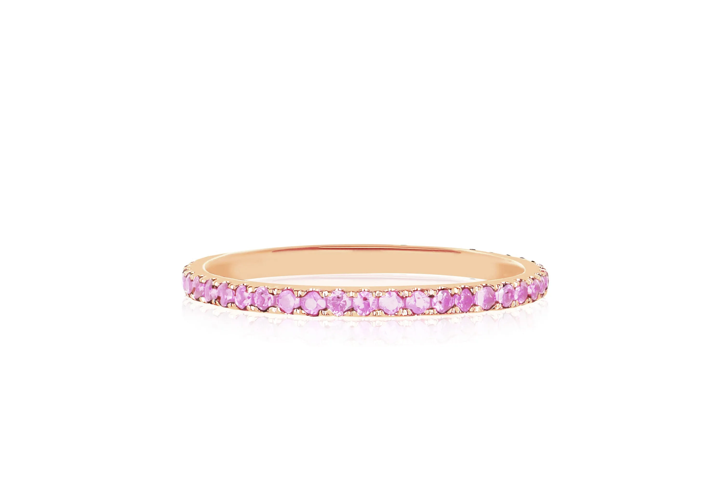 Pink Sapphire Eternity Ring sold by EF Collection product image thumbnail 3