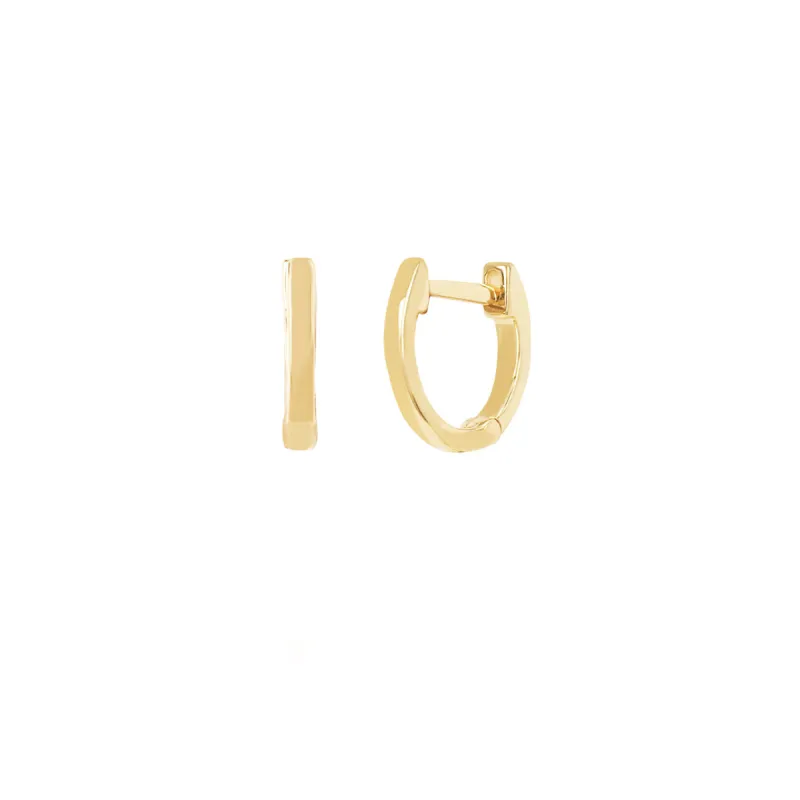 Gold Mini Huggie Earring sold by EF Collection