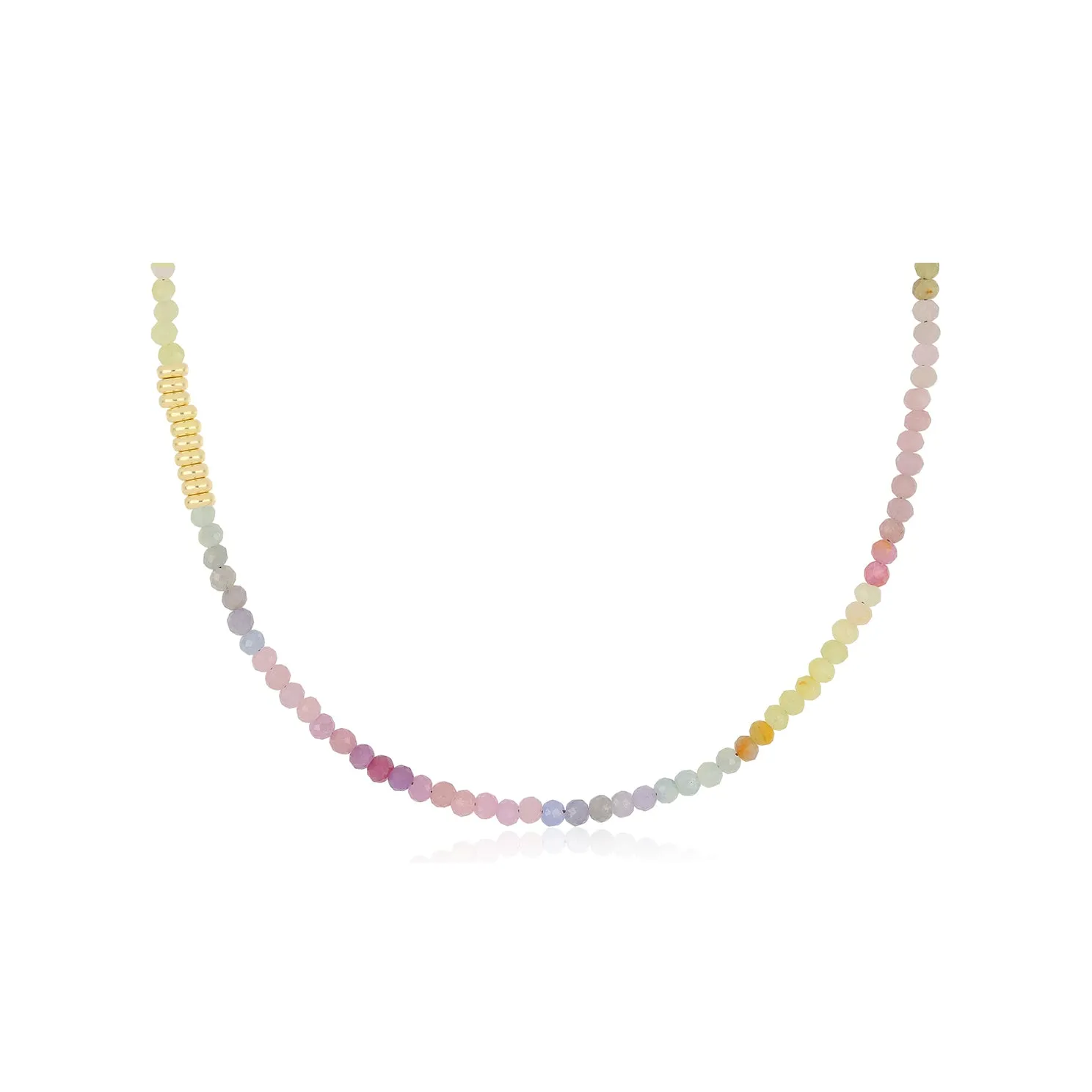 Ombré Sapphire Birthstone Bead Necklace sold by EF Collection product image thumbnail 3