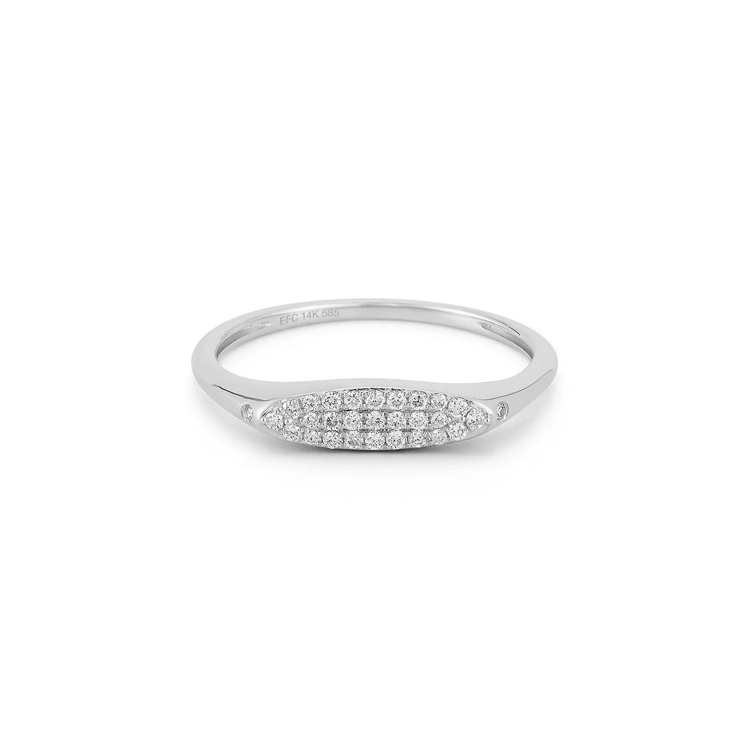 Pavé Diamond Treasure Ring sold by EF Collection