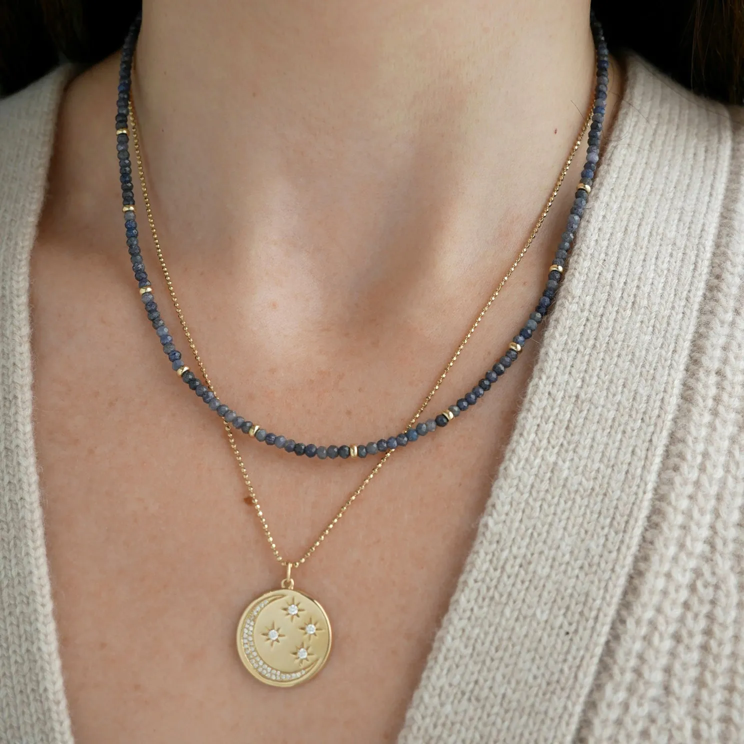 Jumbo Diamond Celestial Necklace sold by EF Collection product image thumbnail 2