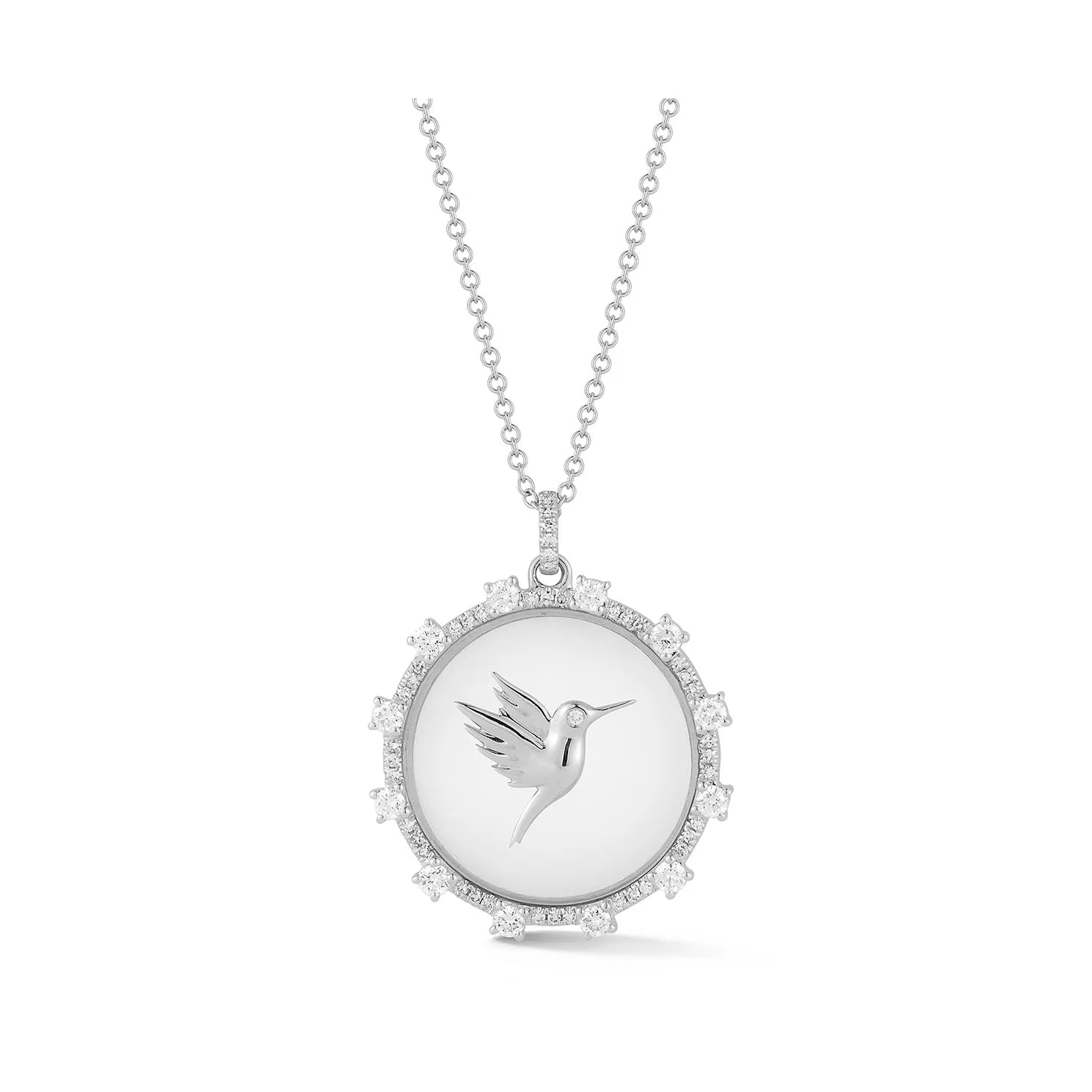 Floating Hummingbird Necklace sold by EF Collection product image thumbnail 3