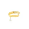 Diamond Pear Drop Gold Ear Cuff sold by EF Collection