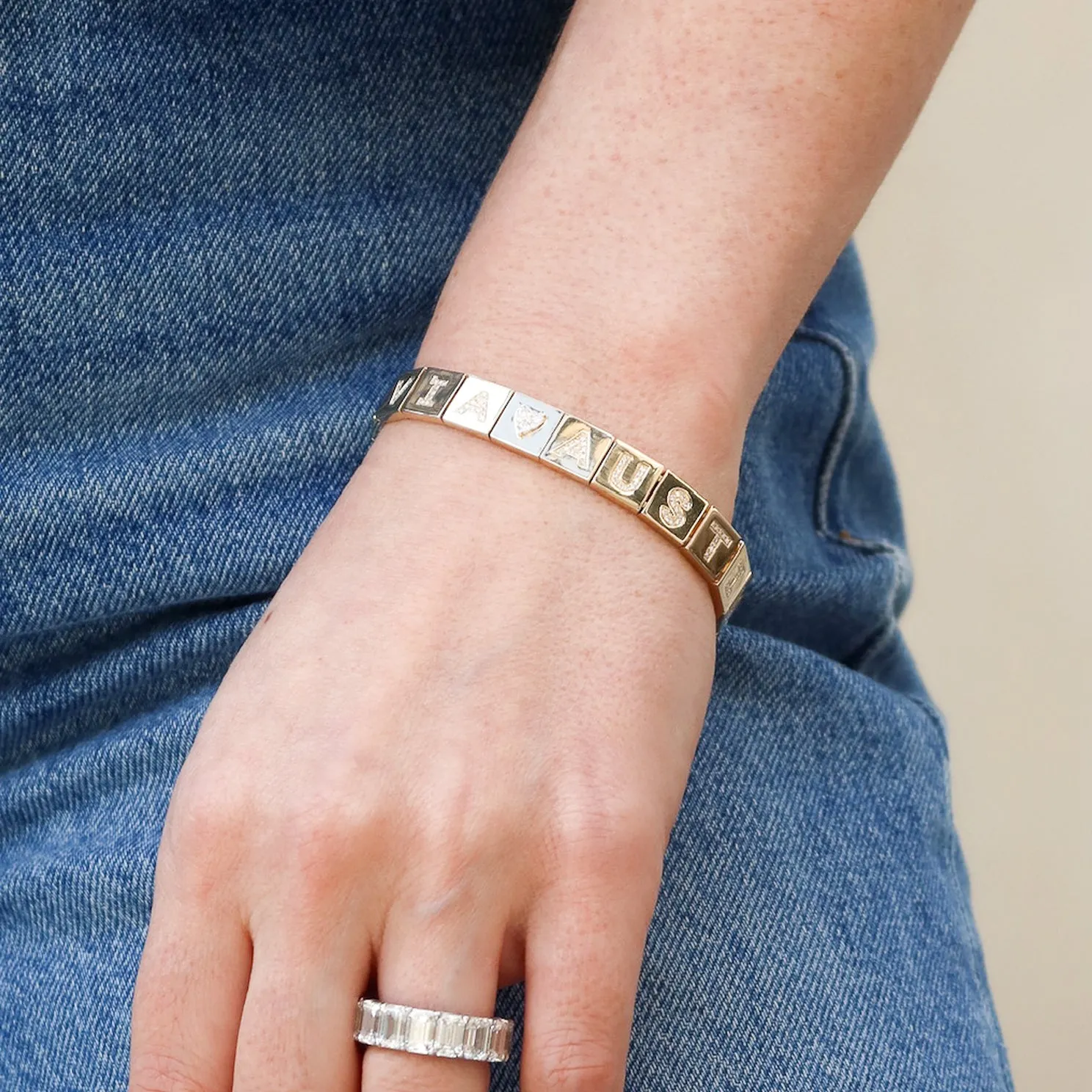 Diamond Name Celebration Bracelet sold by EF Collection product image thumbnail 2