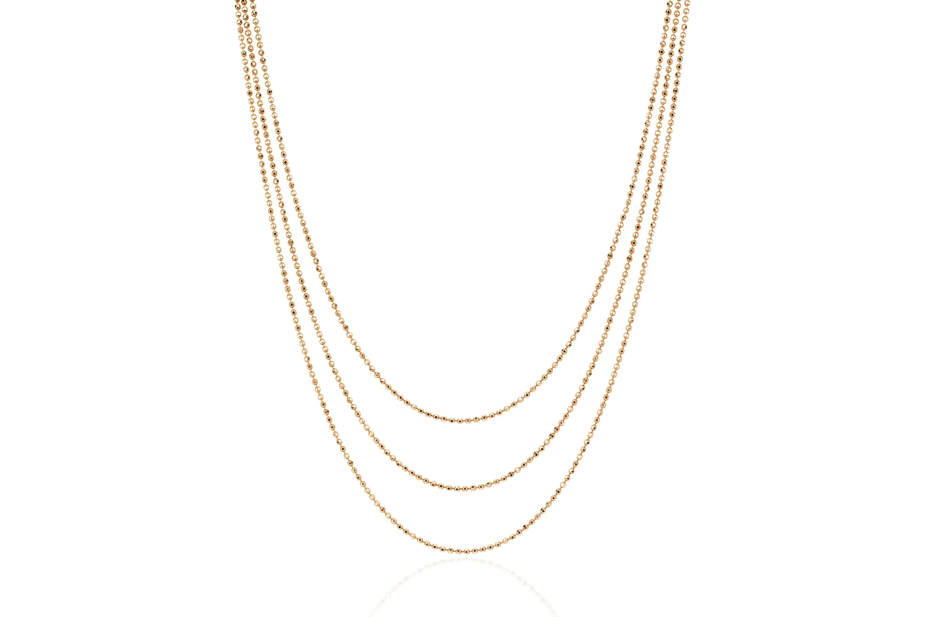 Hasson Triple Layered Chain Necklace sold by EF Collection