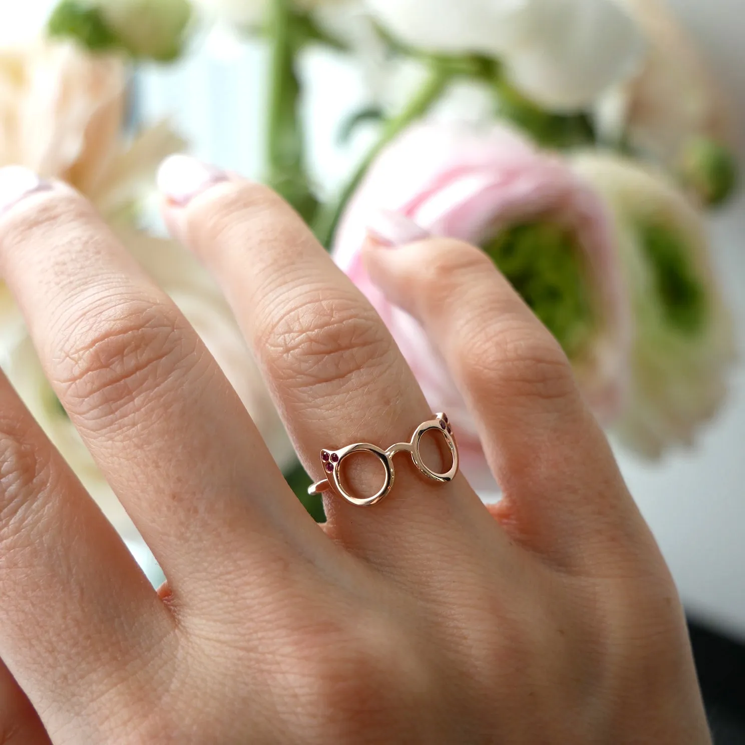 Evan's Sunnies Ring with Rubies sold by EF Collection product image thumbnail 2