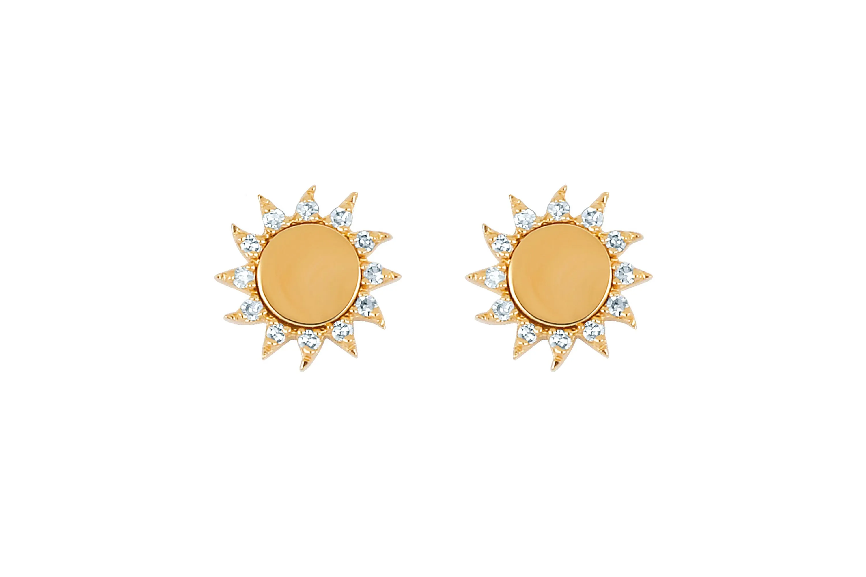 You Are My Sunshine Diamond Stud Earring sold by EF Collection product image thumbnail 3