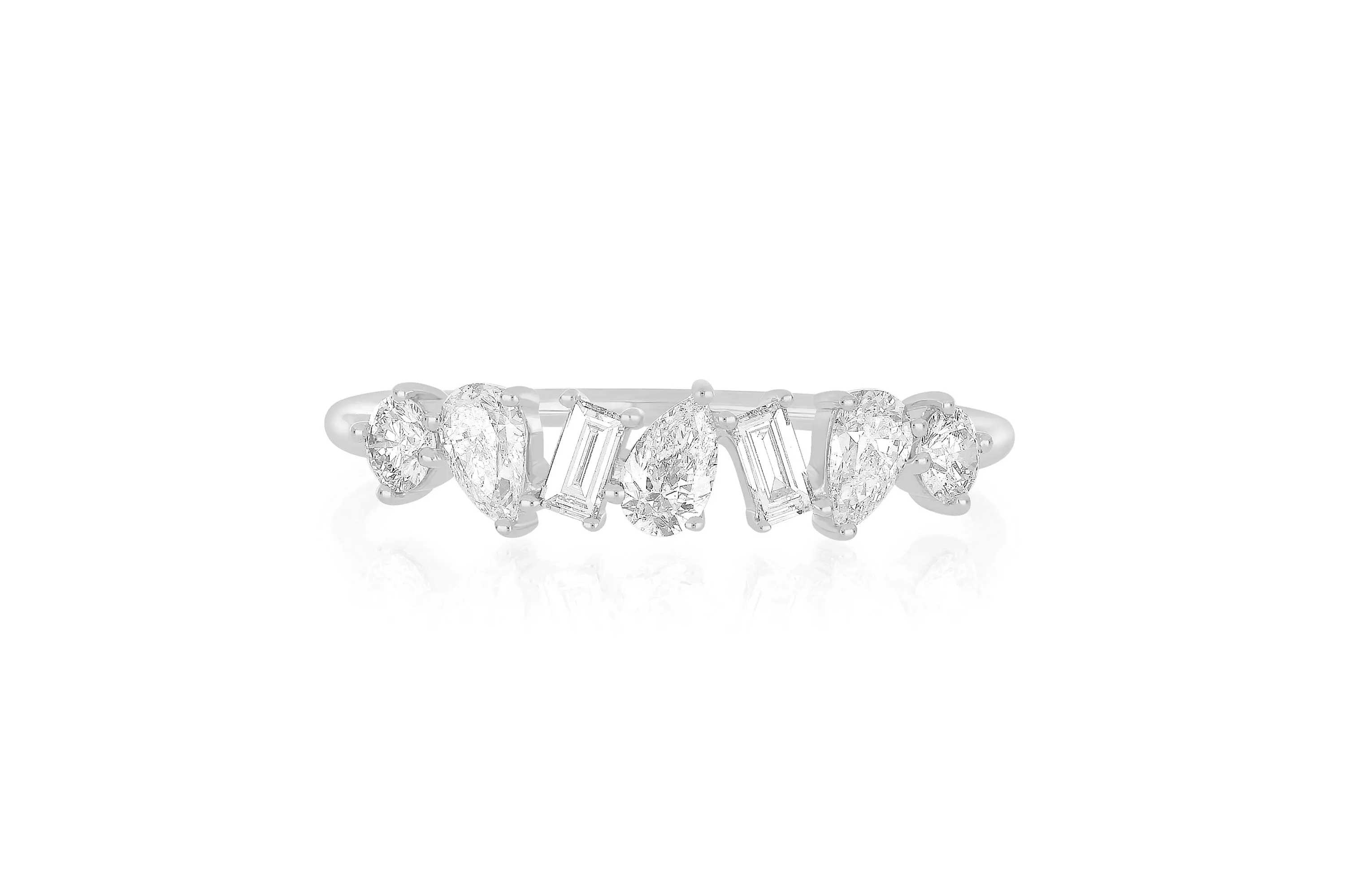 Jumbo Multifaceted Diamond Ring sold by EF Collection product image thumbnail 4