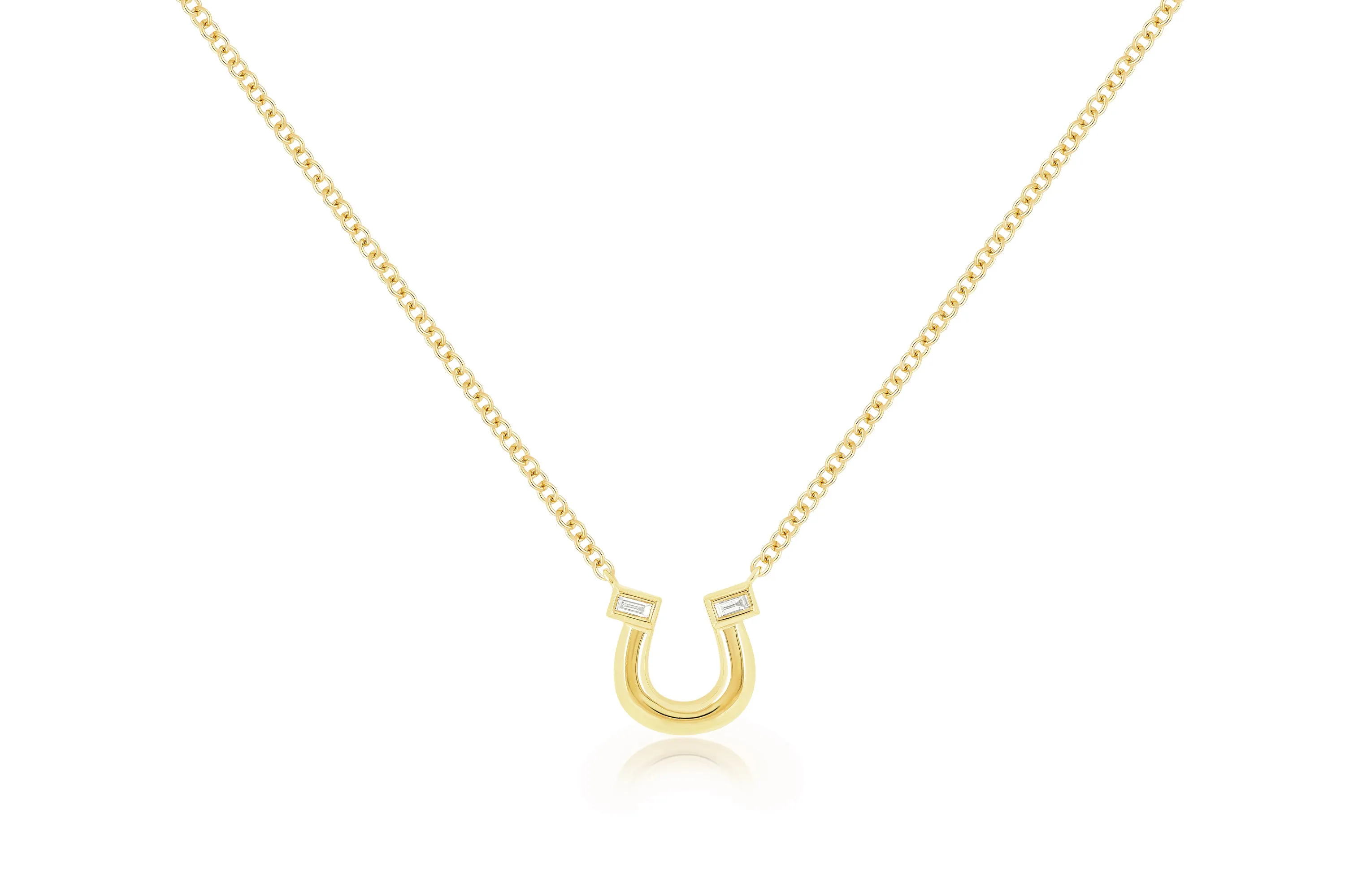Lucky Horseshoe Necklace sold by EF Collection