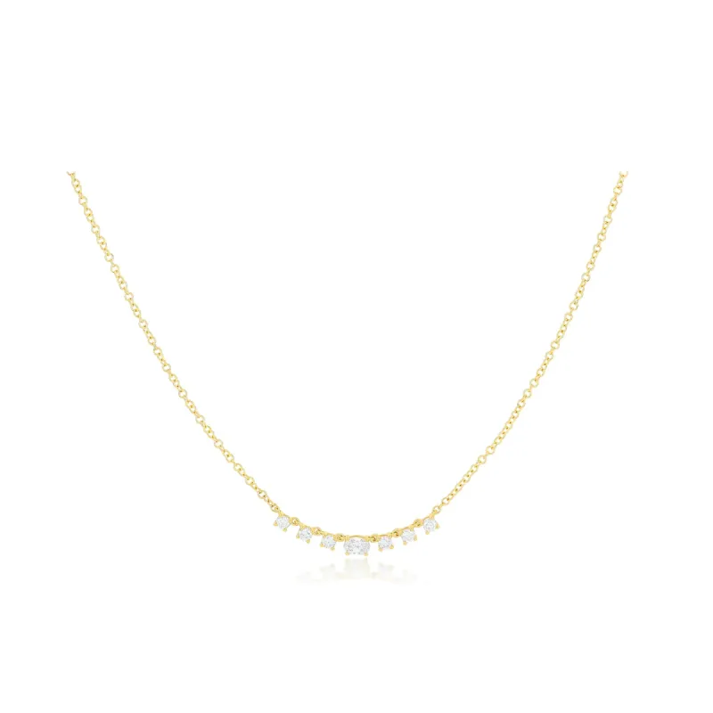 Diamond Carrie Necklace made by EF Collection