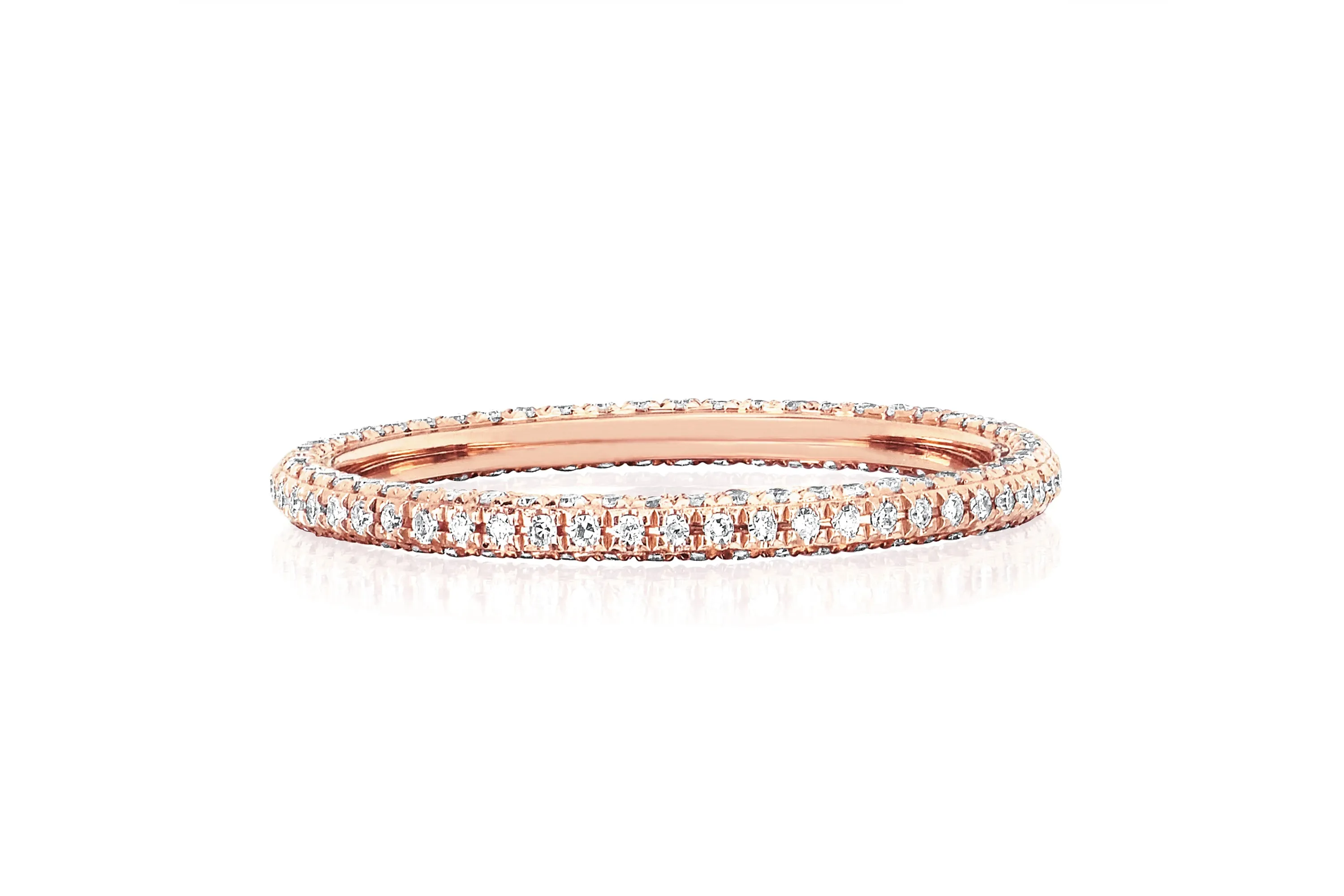 3 Sided Diamond Eternity Band Ring sold by EF Collection product image thumbnail 3