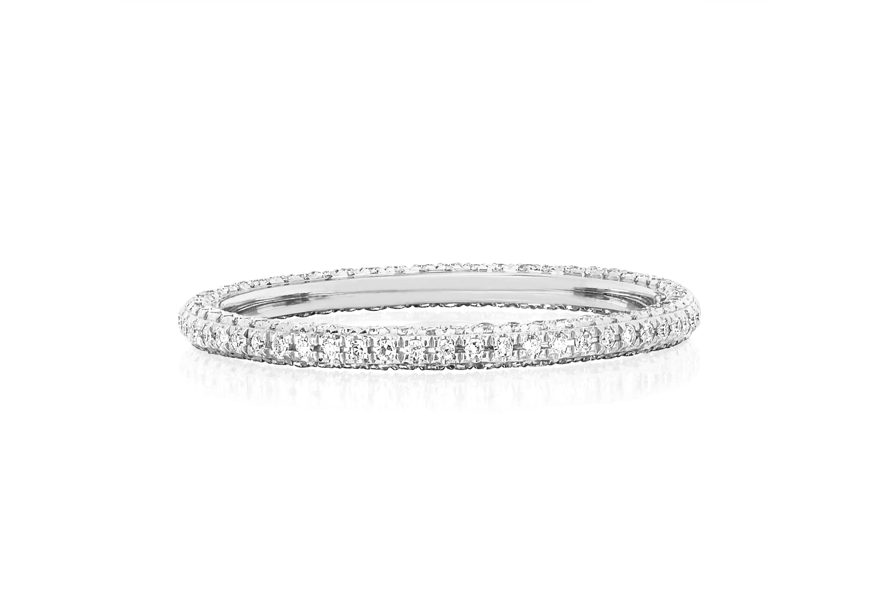 3 Sided Diamond Eternity Band Ring sold by EF Collection product image thumbnail 4