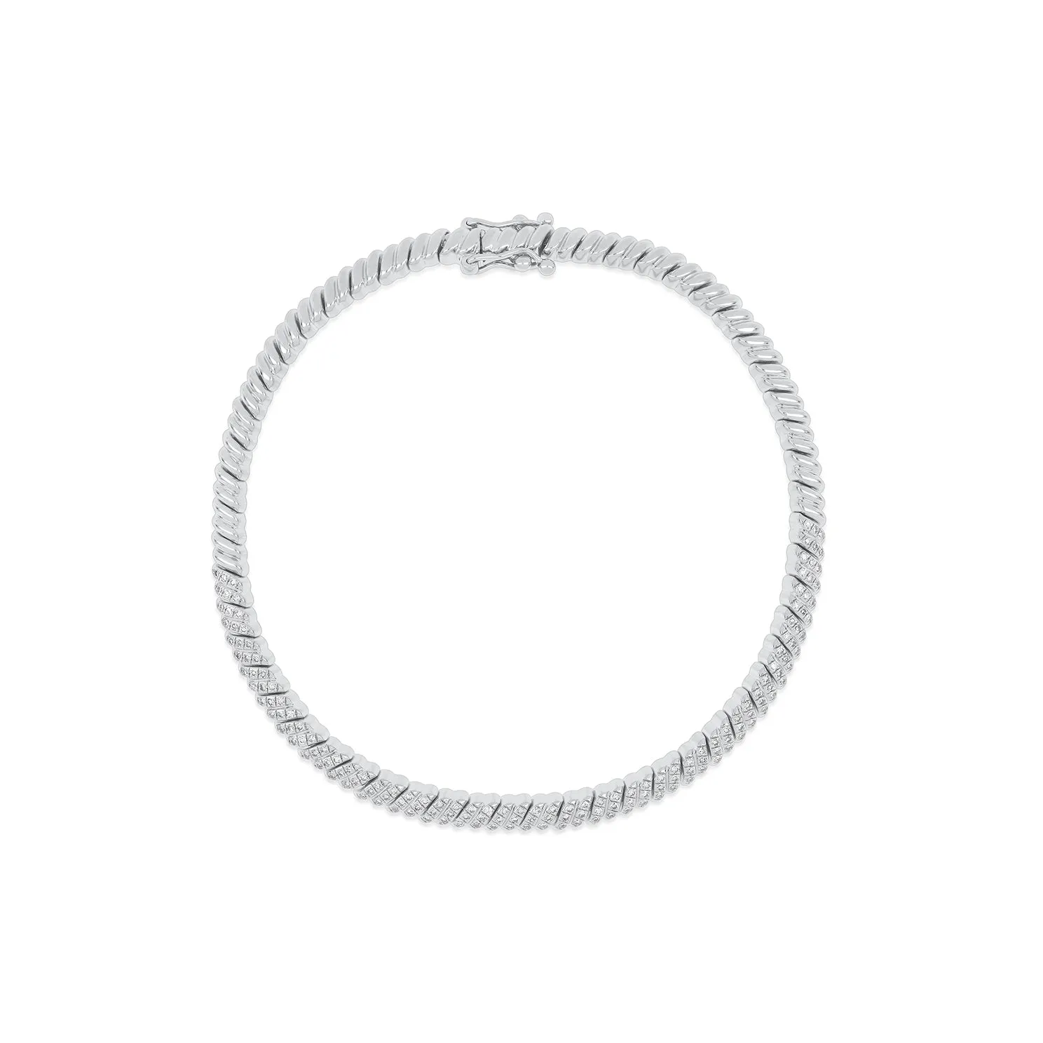 Diamond Twist Bracelet sold by EF Collection product image thumbnail 4