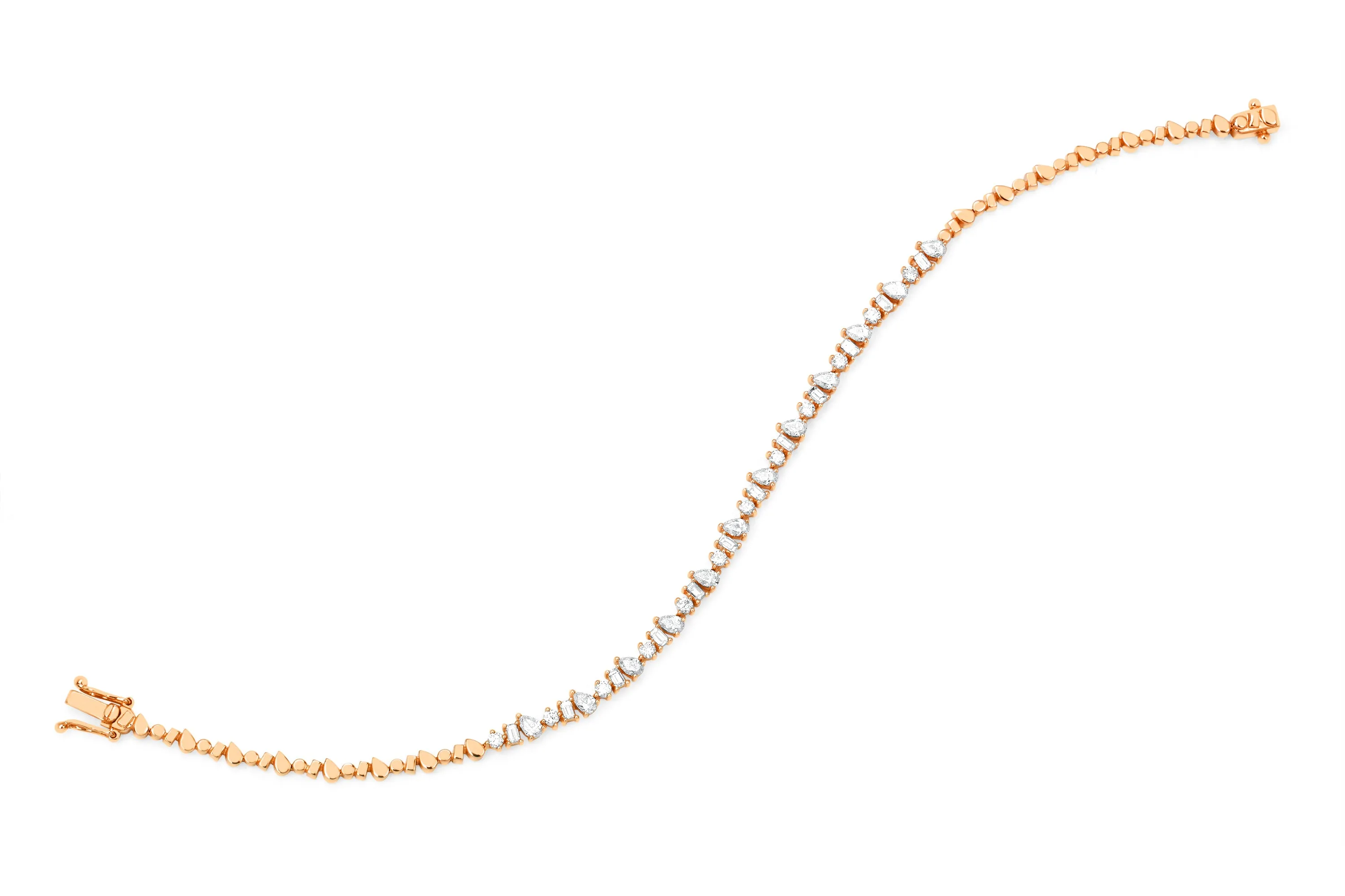 Diamond Multifaceted Eternity Bracelet sold by EF Collection product image thumbnail 4